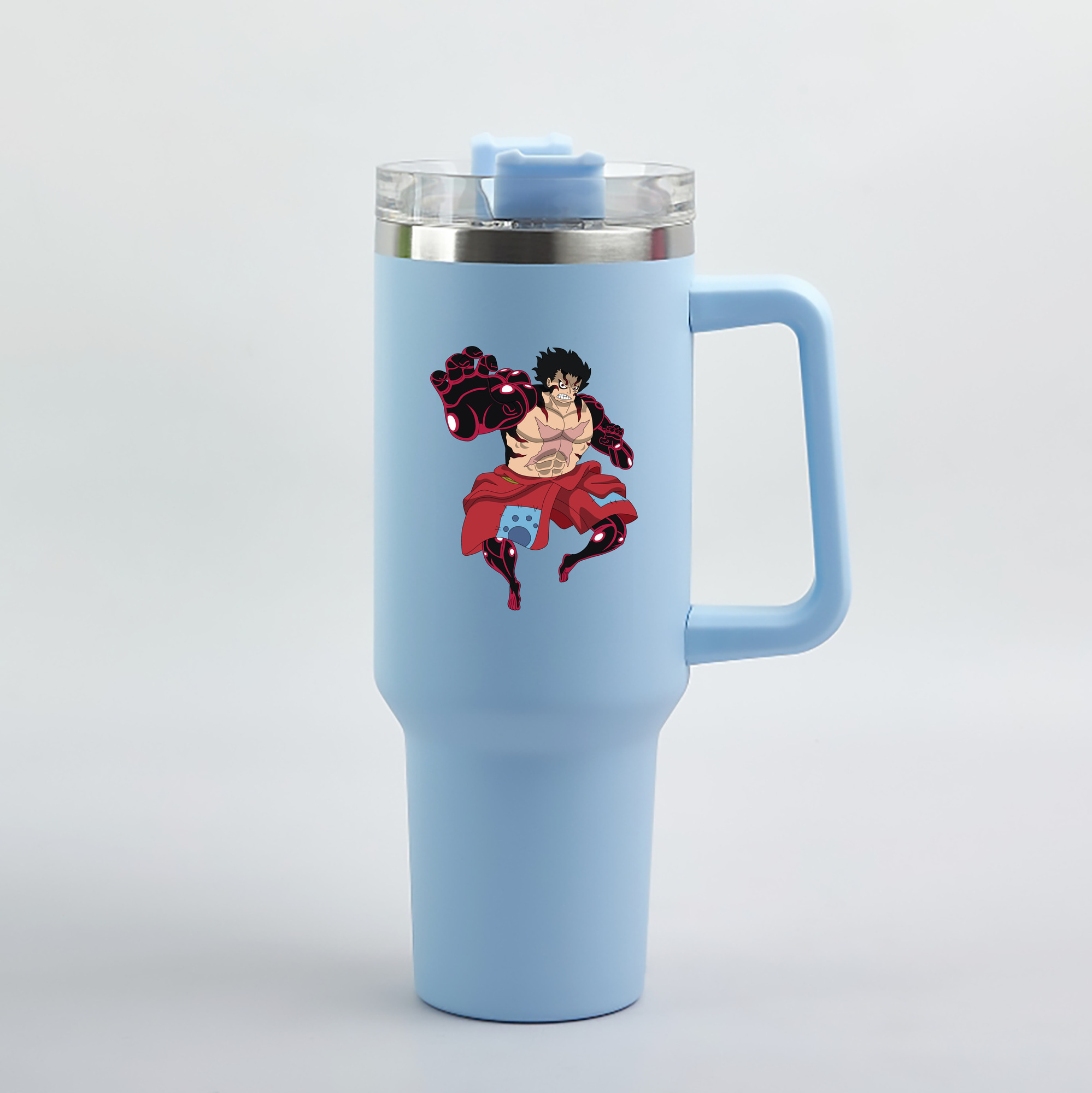 ワンピース モンキー・D・ルフィ ONE PIECE Monkey D. Luffy 1200mL車用タンブラー（カラープリント）