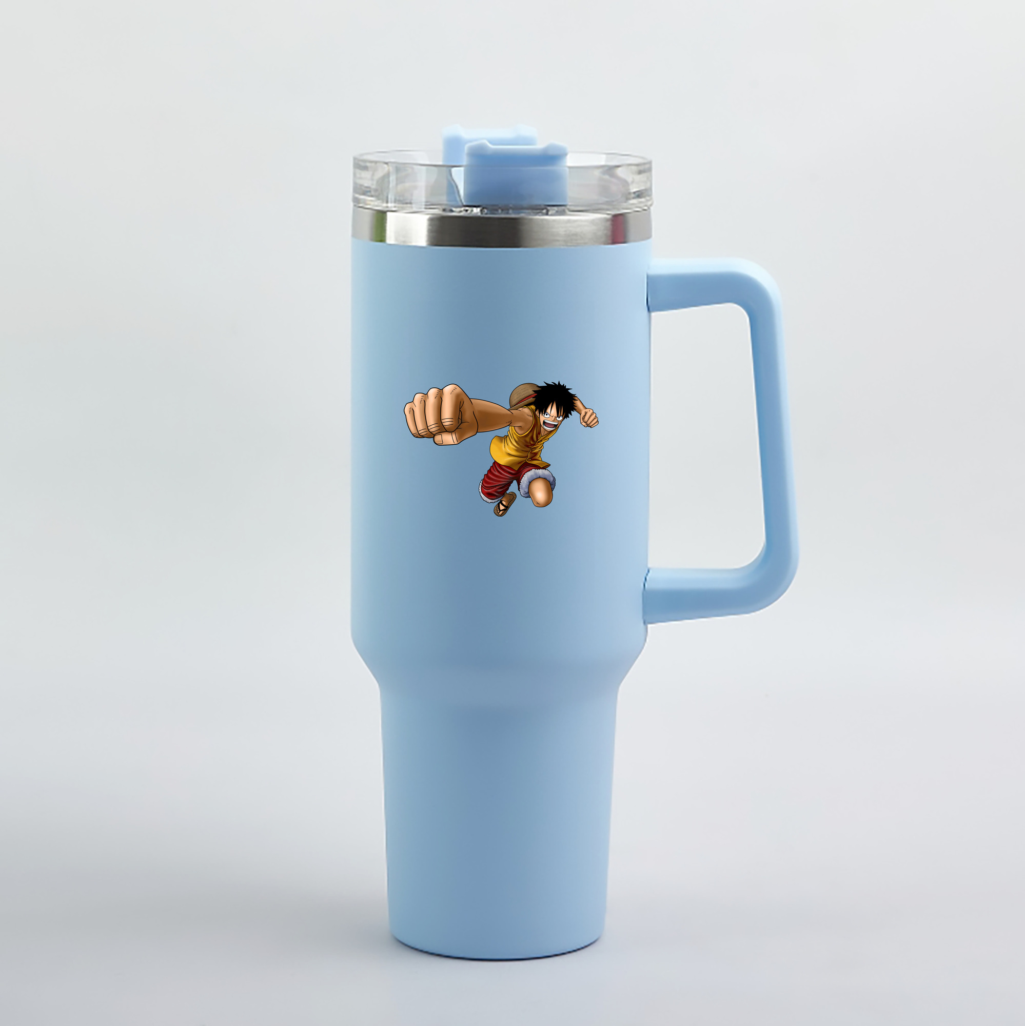 ワンピース モンキー・D・ルフィ ONE PIECE Monkey D. Luffy 1200mL車用タンブラー（カラープリント）