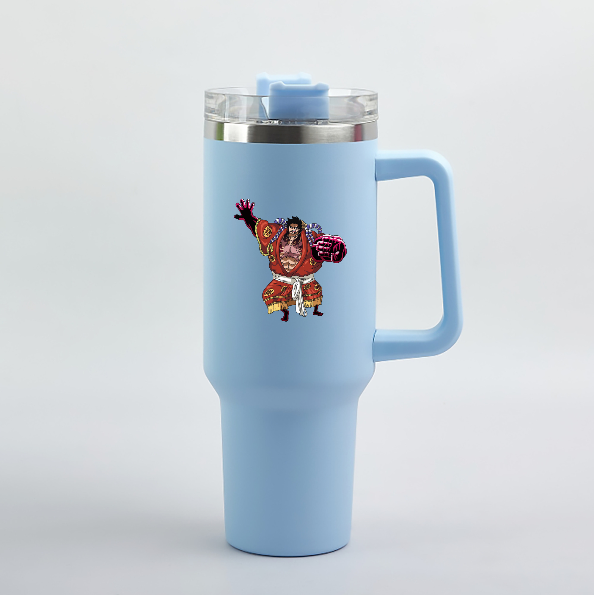 ワンピース モンキー・D・ルフィ ONE PIECE Monkey D. Luffy 1200mL車用タンブラー（カラープリント）