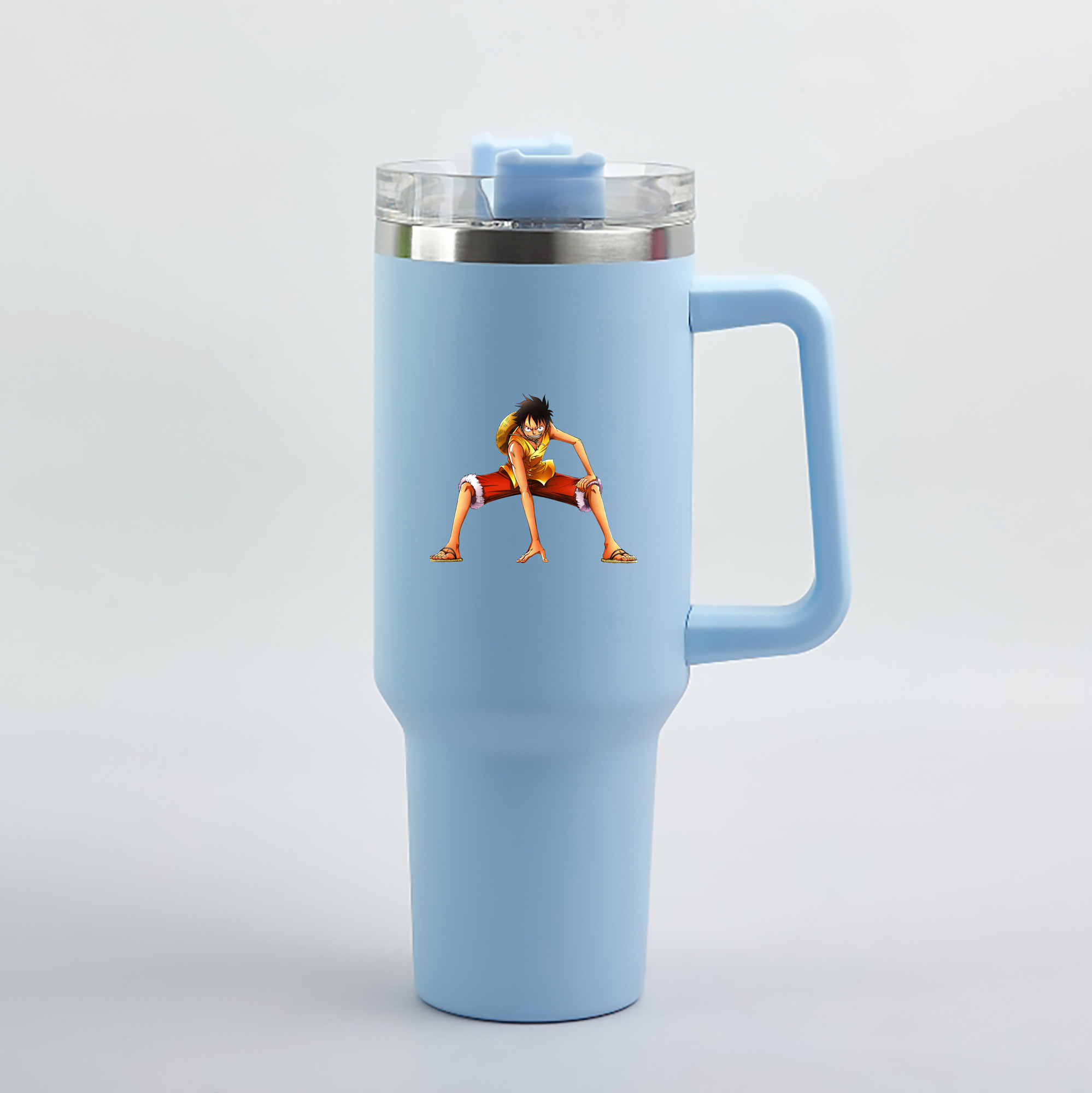 ワンピース モンキー・D・ルフィ ONE PIECE Monkey D. Luffy 1200mL車用タンブラー（カラープリント）