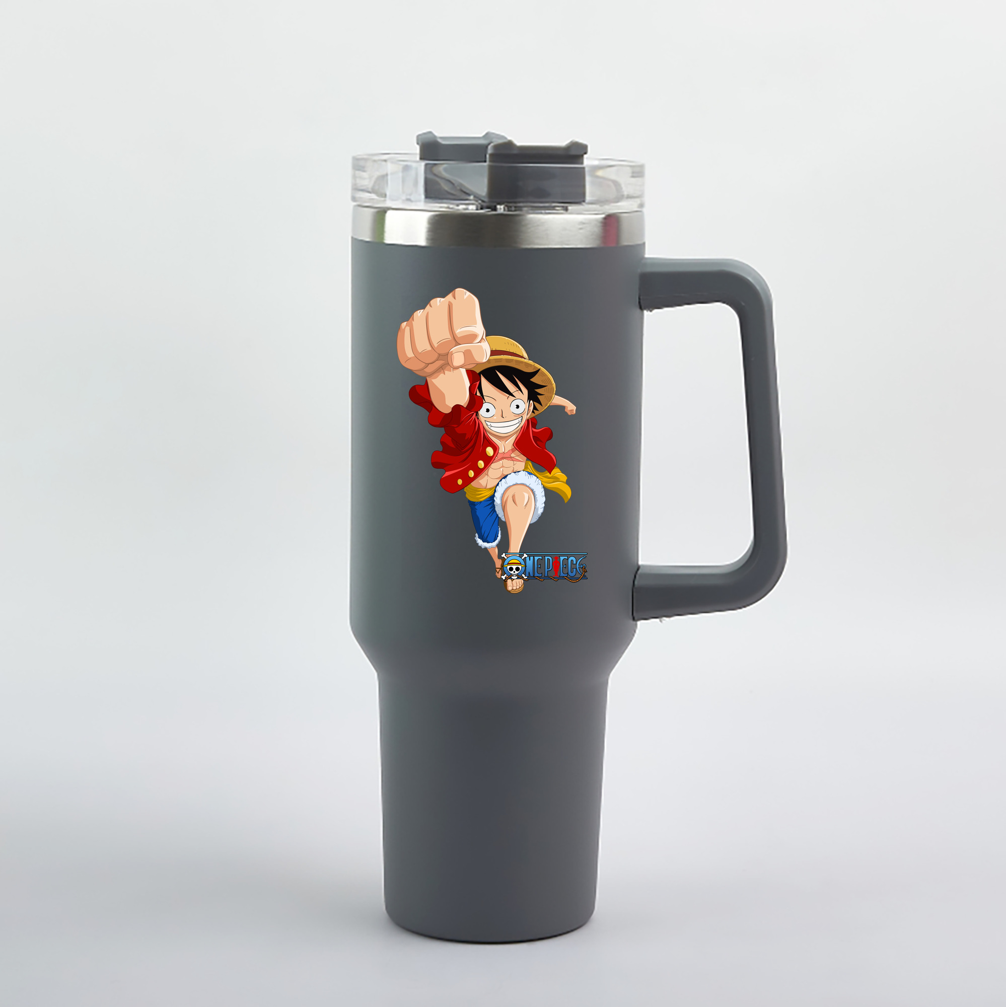 ワンピース モンキー・D・ルフィ ONE PIECE Monkey D. Luffy 1200mL車用タンブラー（カラープリント）