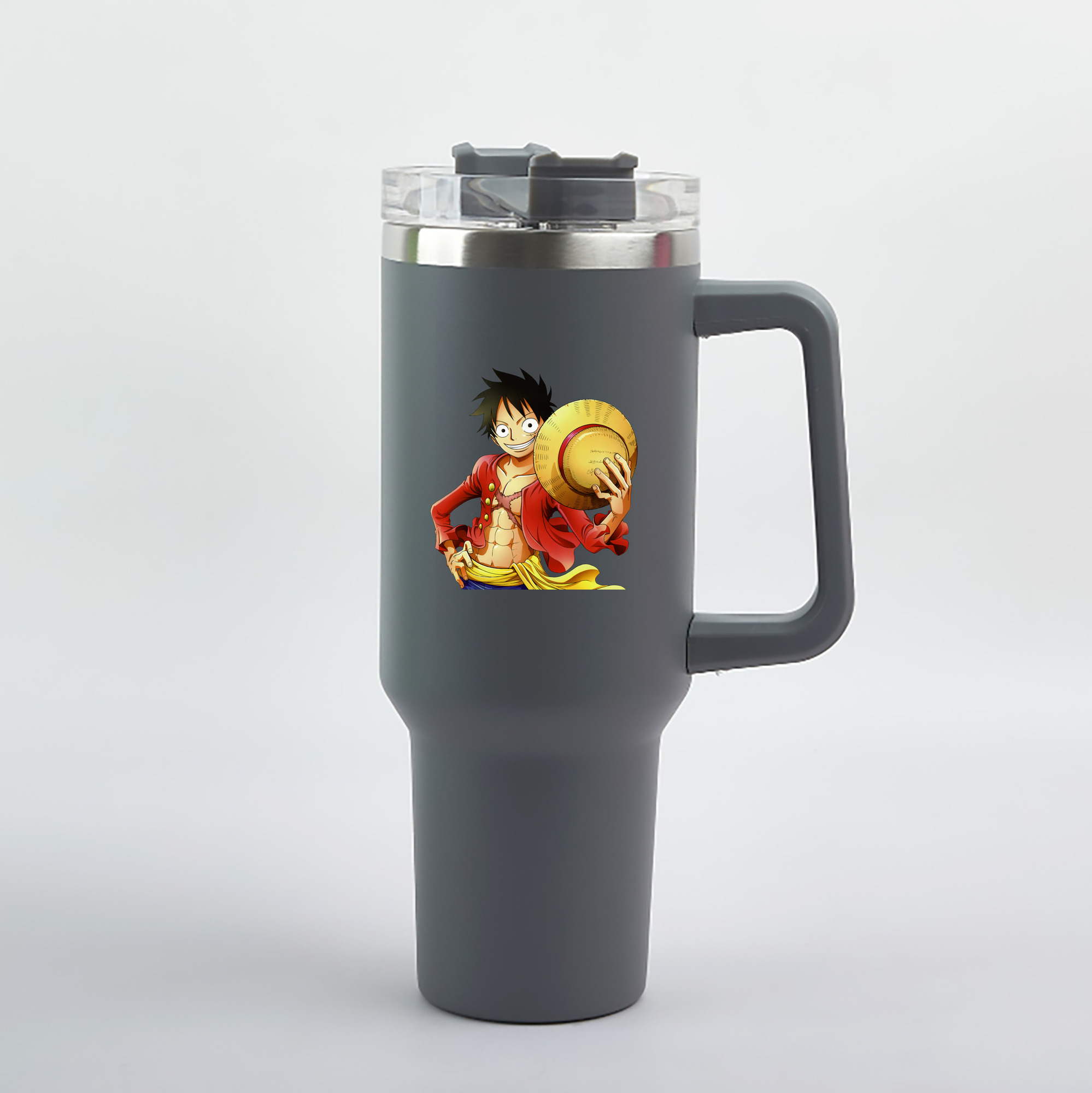 ワンピース モンキー・D・ルフィ ONE PIECE Monkey D. Luffy 1200mL車用タンブラー（カラープリント）