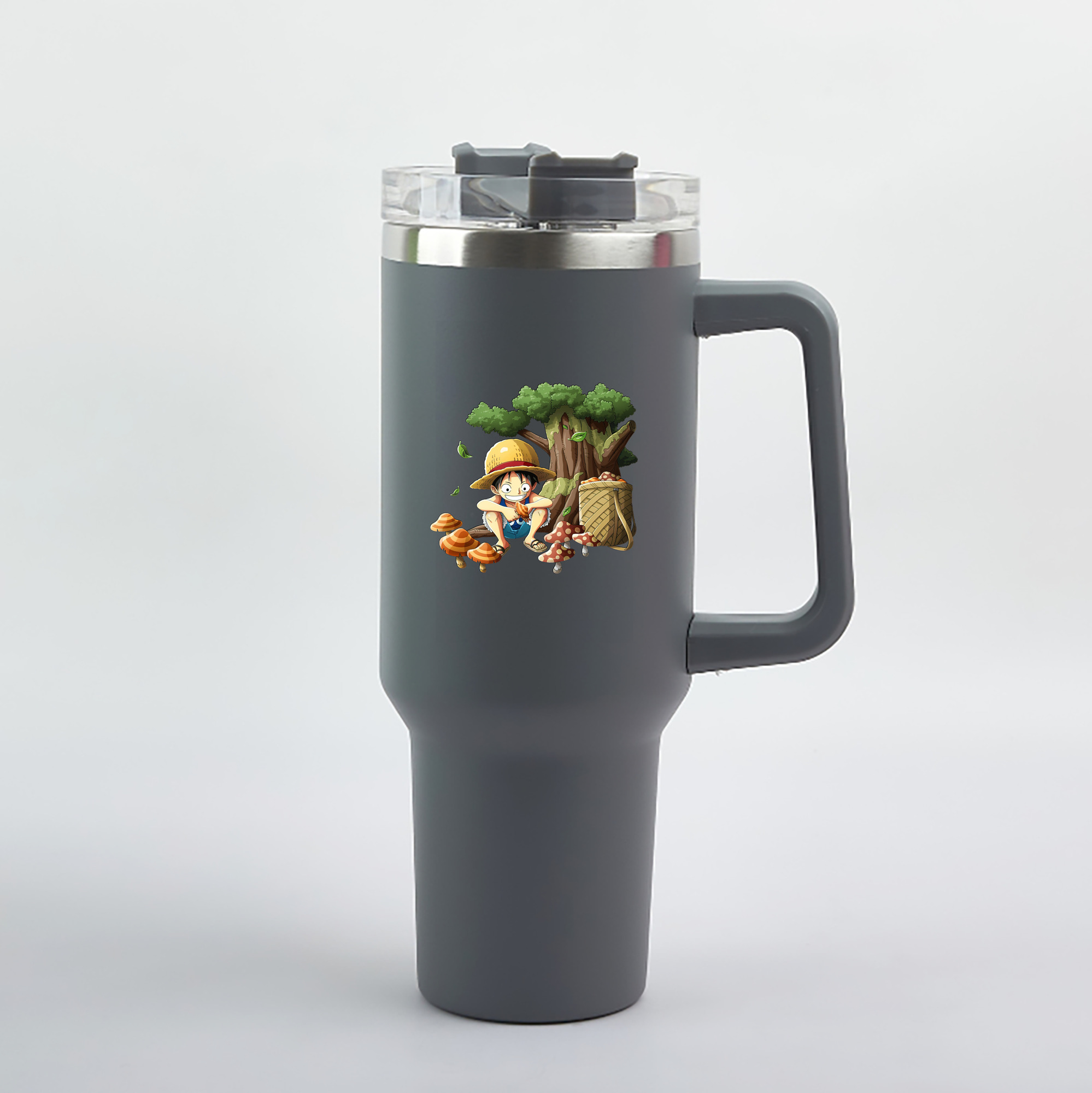 ワンピース モンキー・D・ルフィ ONE PIECE Monkey D. Luffy 1200mL車用タンブラー（カラープリント）