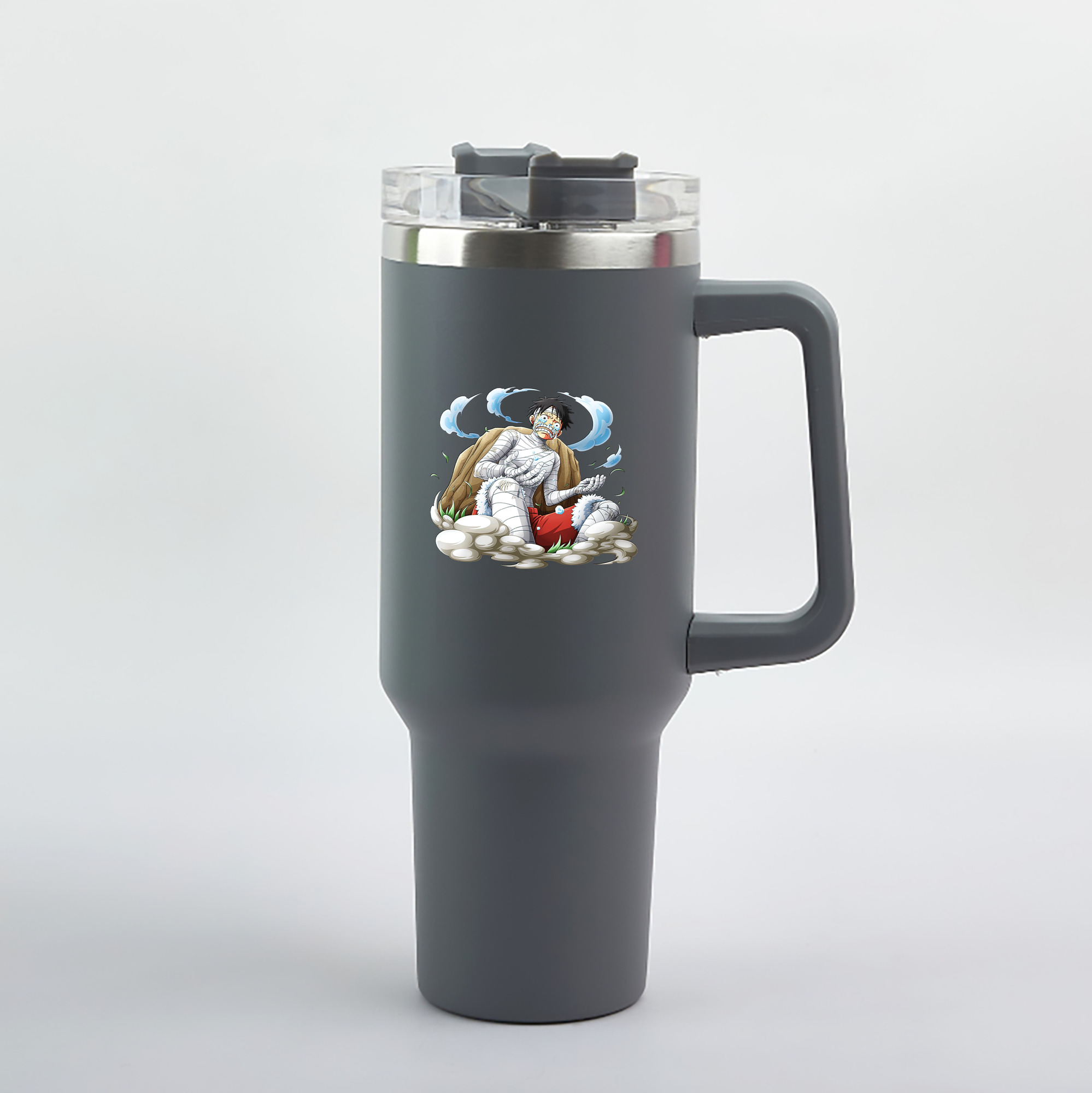 ワンピース モンキー・D・ルフィ ONE PIECE Monkey D. Luffy 1200mL車用タンブラー（カラープリント）