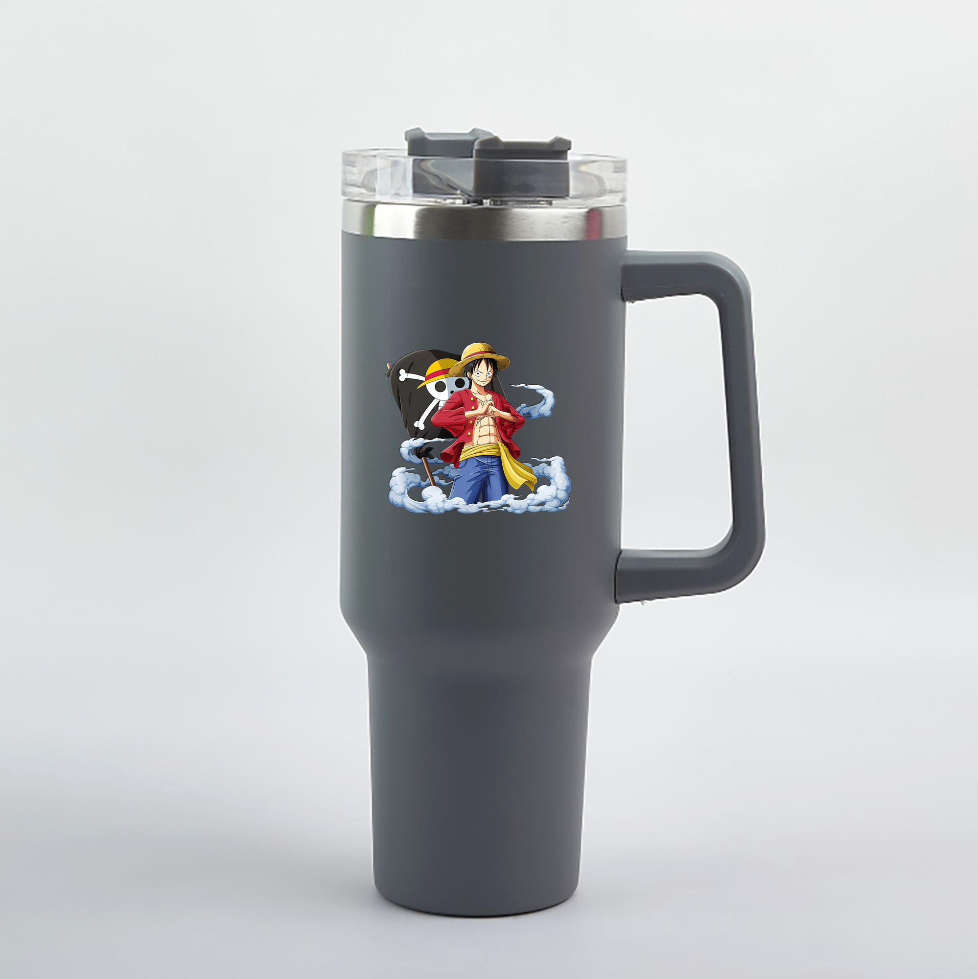 ワンピース モンキー・D・ルフィ ONE PIECE Monkey D. Luffy 1200mL車用タンブラー（カラープリント）