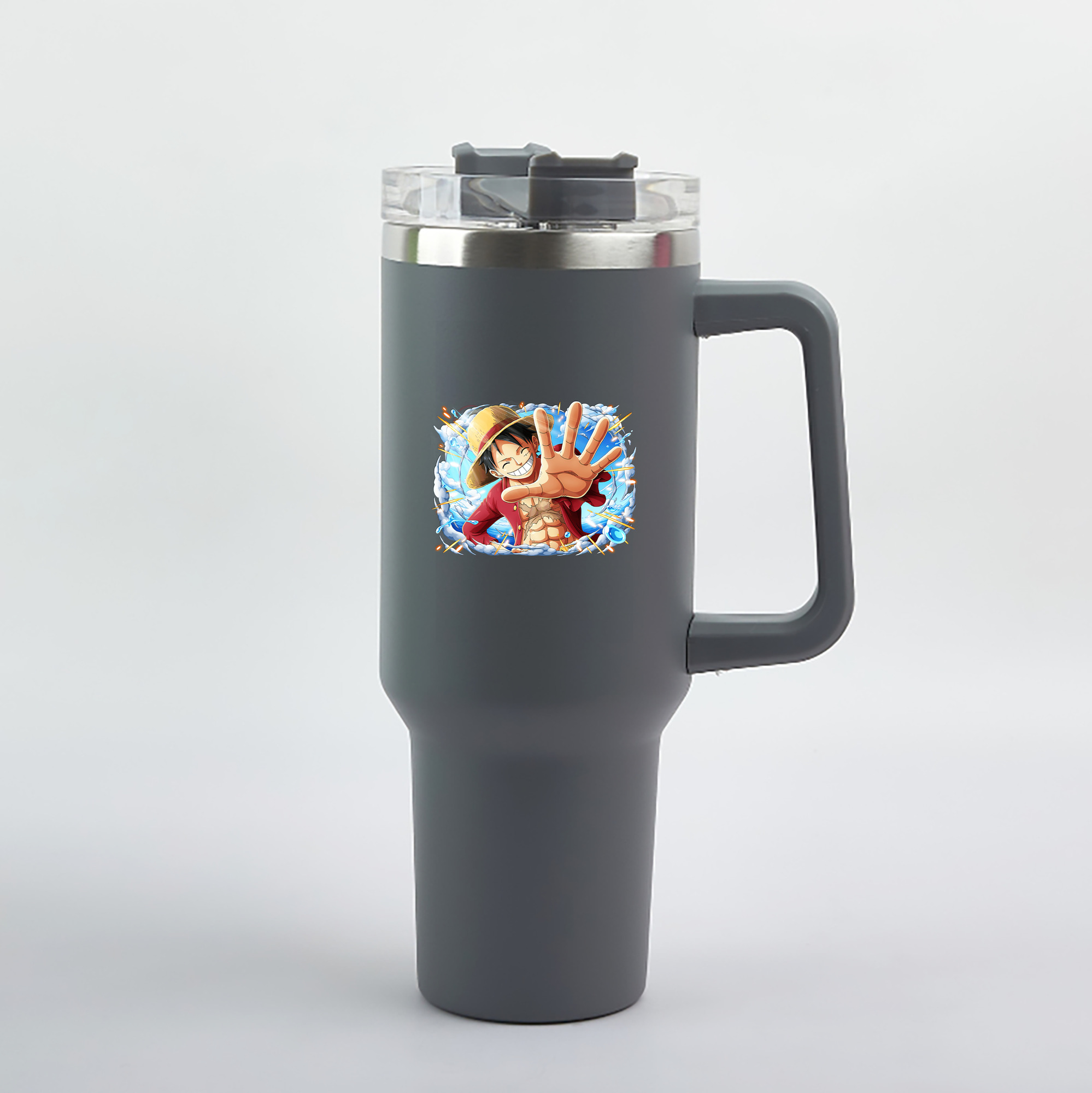 ワンピース モンキー・D・ルフィ ONE PIECE Monkey D. Luffy 1200mL車用タンブラー（カラープリント）