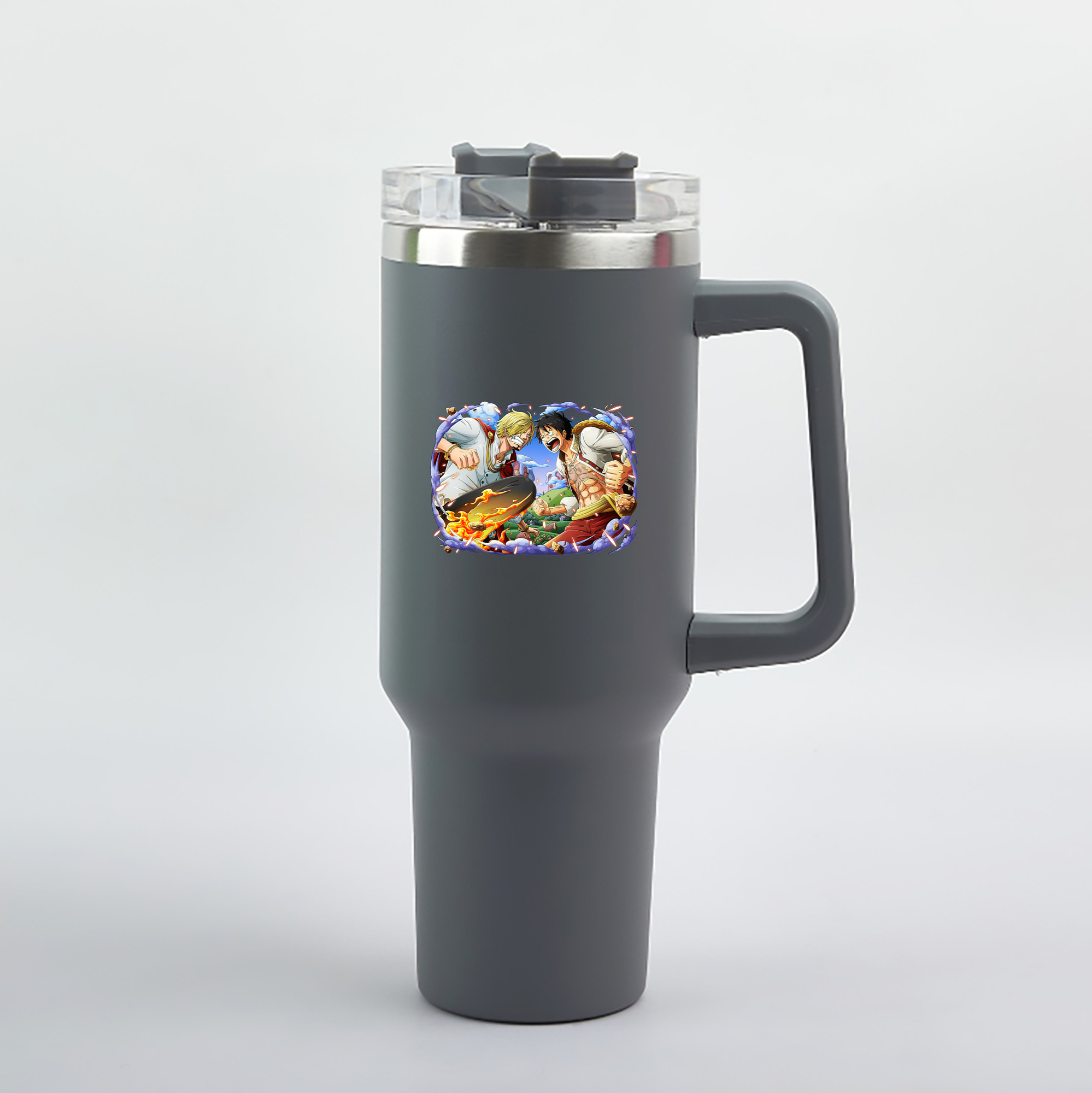 ワンピース モンキー・D・ルフィ ONE PIECE Monkey D. Luffy 1200mL車用タンブラー（カラープリント）