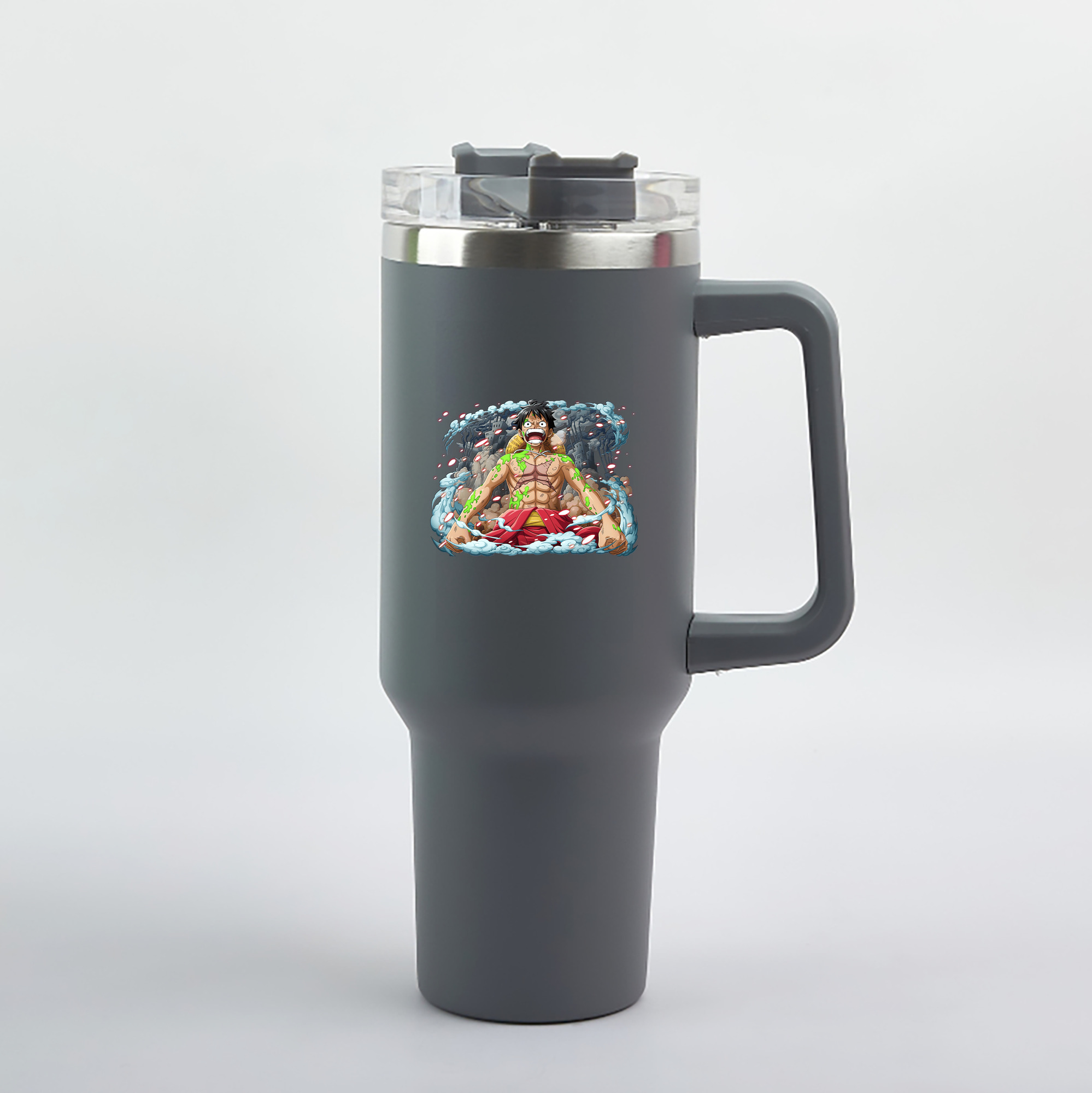 ワンピース モンキー・D・ルフィ ONE PIECE Monkey D. Luffy 1200mL車用タンブラー（カラープリント）