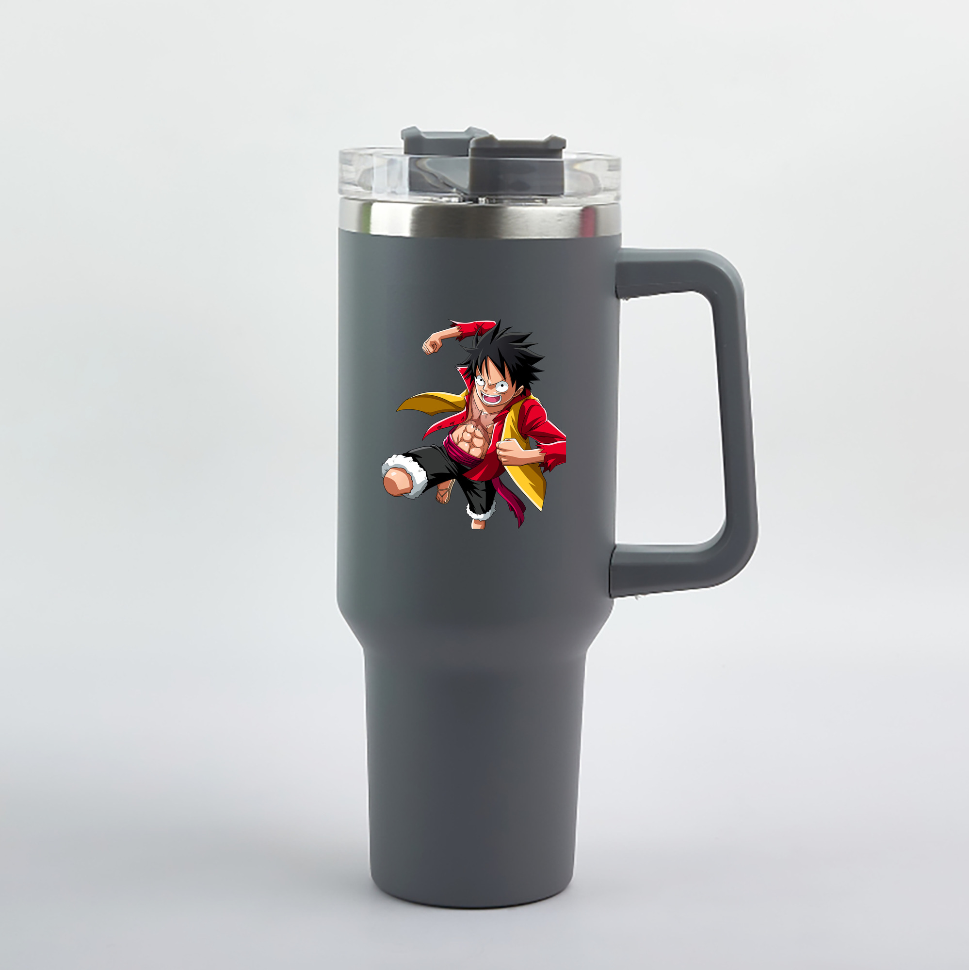 ワンピース モンキー・D・ルフィ ONE PIECE Monkey D. Luffy 1200mL車用タンブラー（カラープリント）