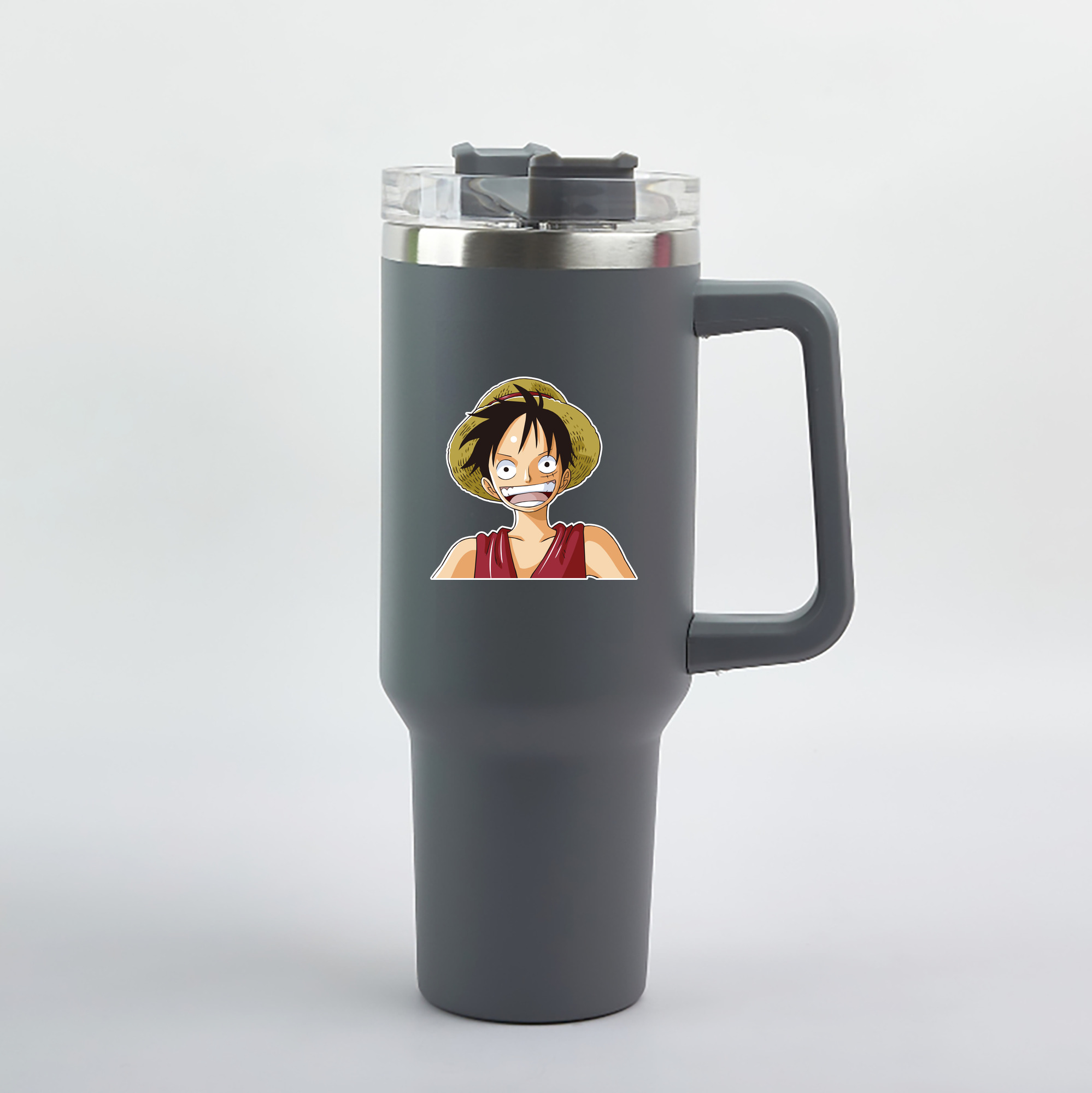 ワンピース モンキー・D・ルフィ ONE PIECE Monkey D. Luffy 1200mL車用タンブラー（カラープリント）