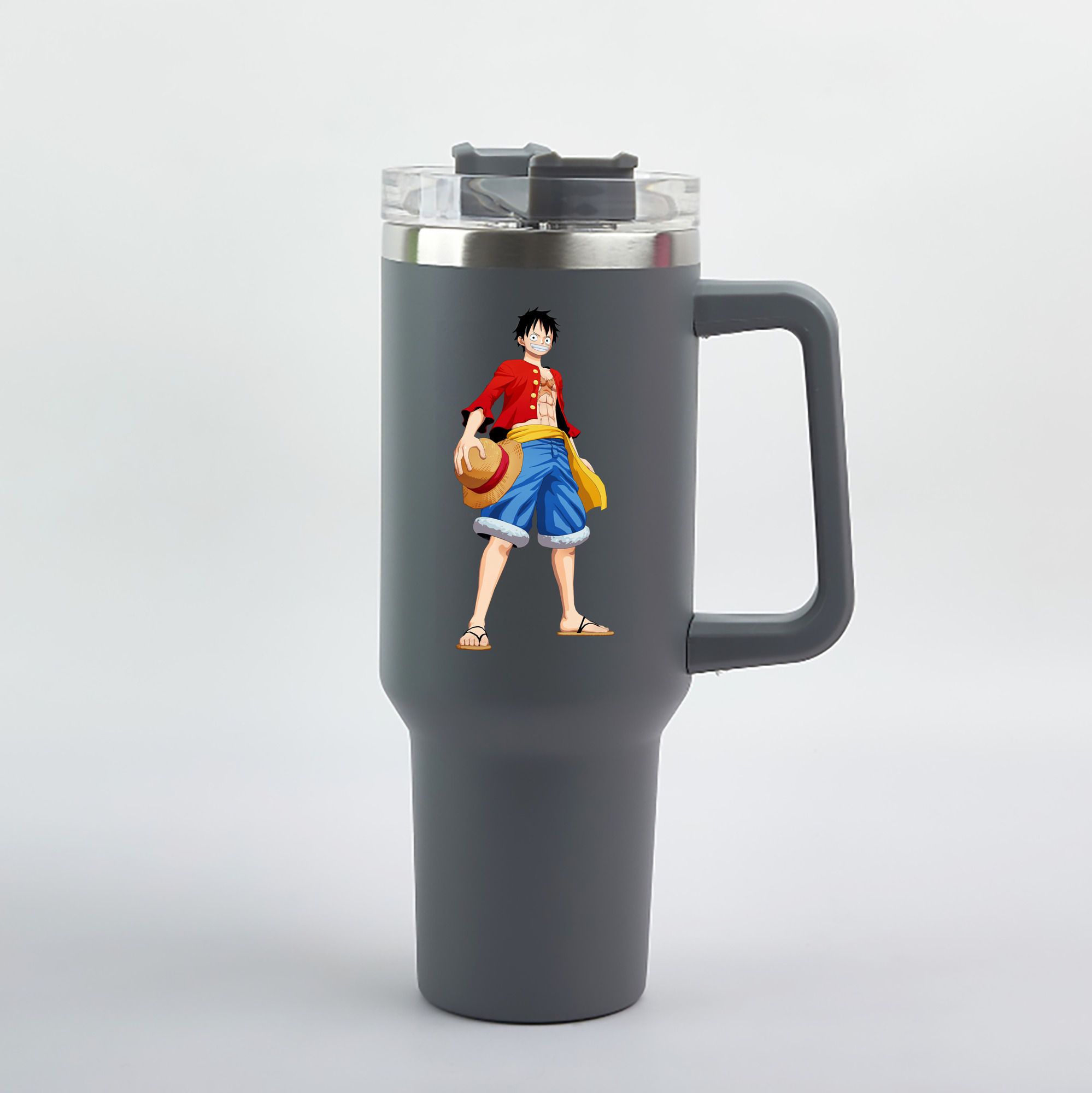 ワンピース モンキー・D・ルフィ ONE PIECE Monkey D. Luffy 1200mL車用タンブラー（カラープリント）