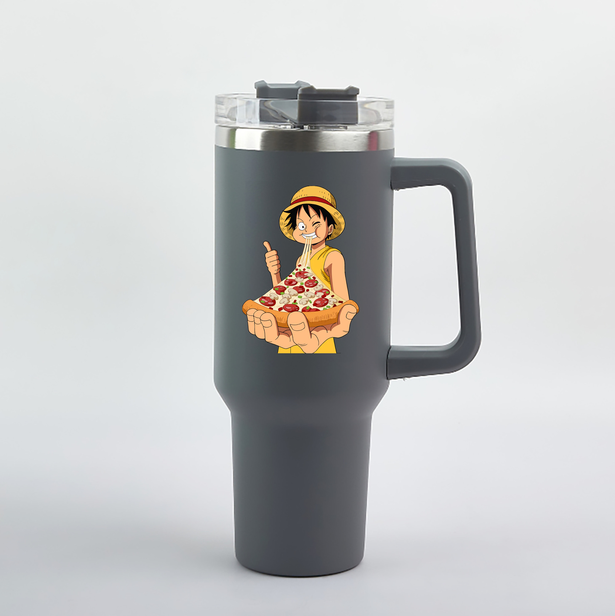 ワンピース モンキー・D・ルフィ ONE PIECE Monkey D. Luffy 1200mL車用タンブラー（カラープリント）