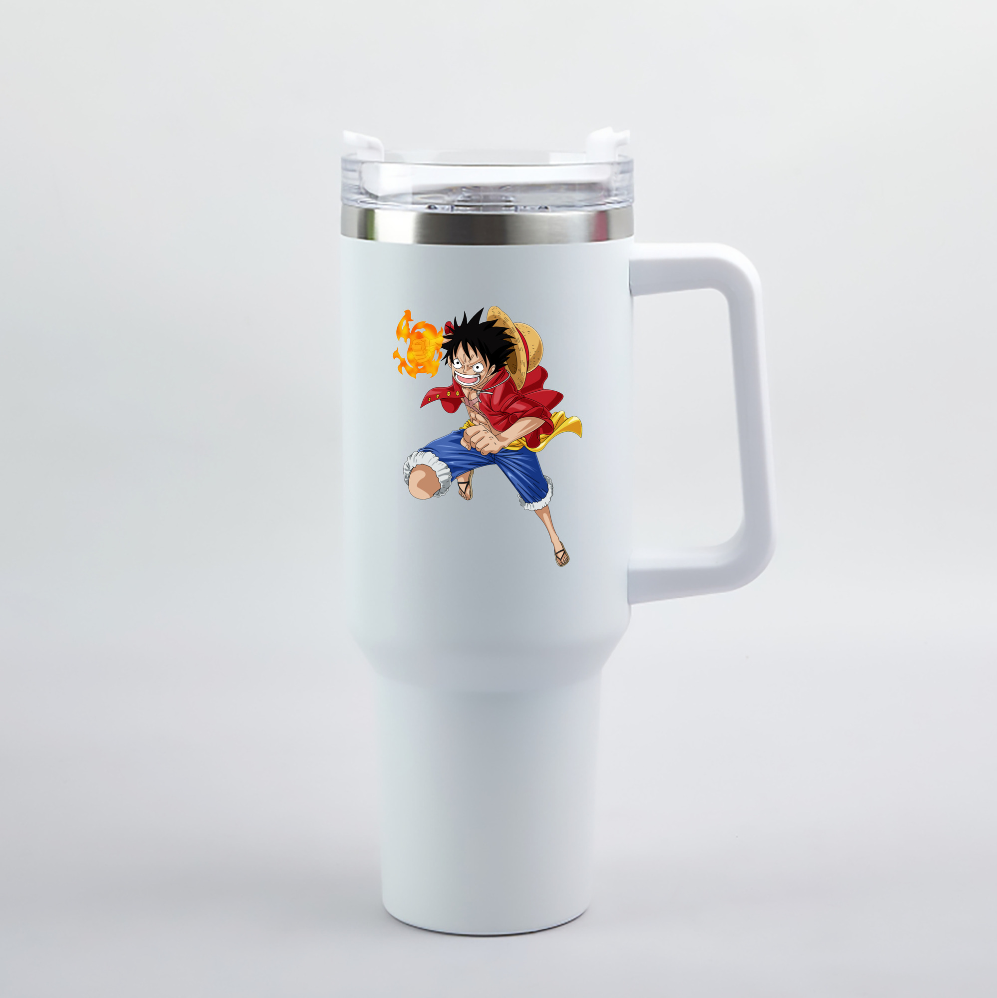 ワンピース モンキー・D・ルフィ ONE PIECE Monkey D. Luffy 1200mL車用タンブラー（カラープリント）