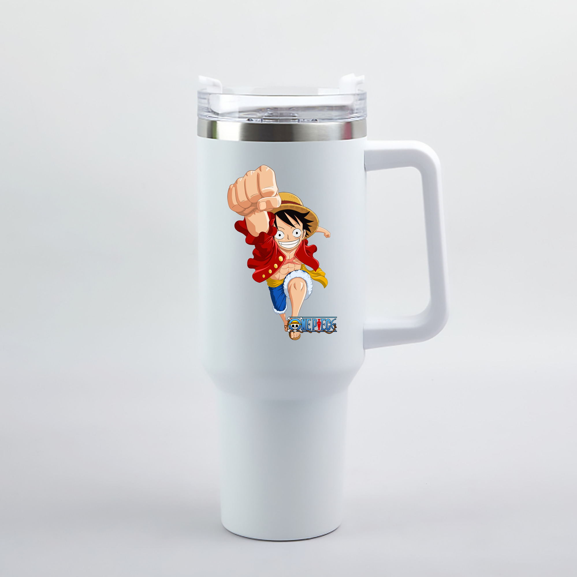 ワンピース モンキー・D・ルフィ ONE PIECE Monkey D. Luffy 1200mL車用タンブラー（カラープリント）