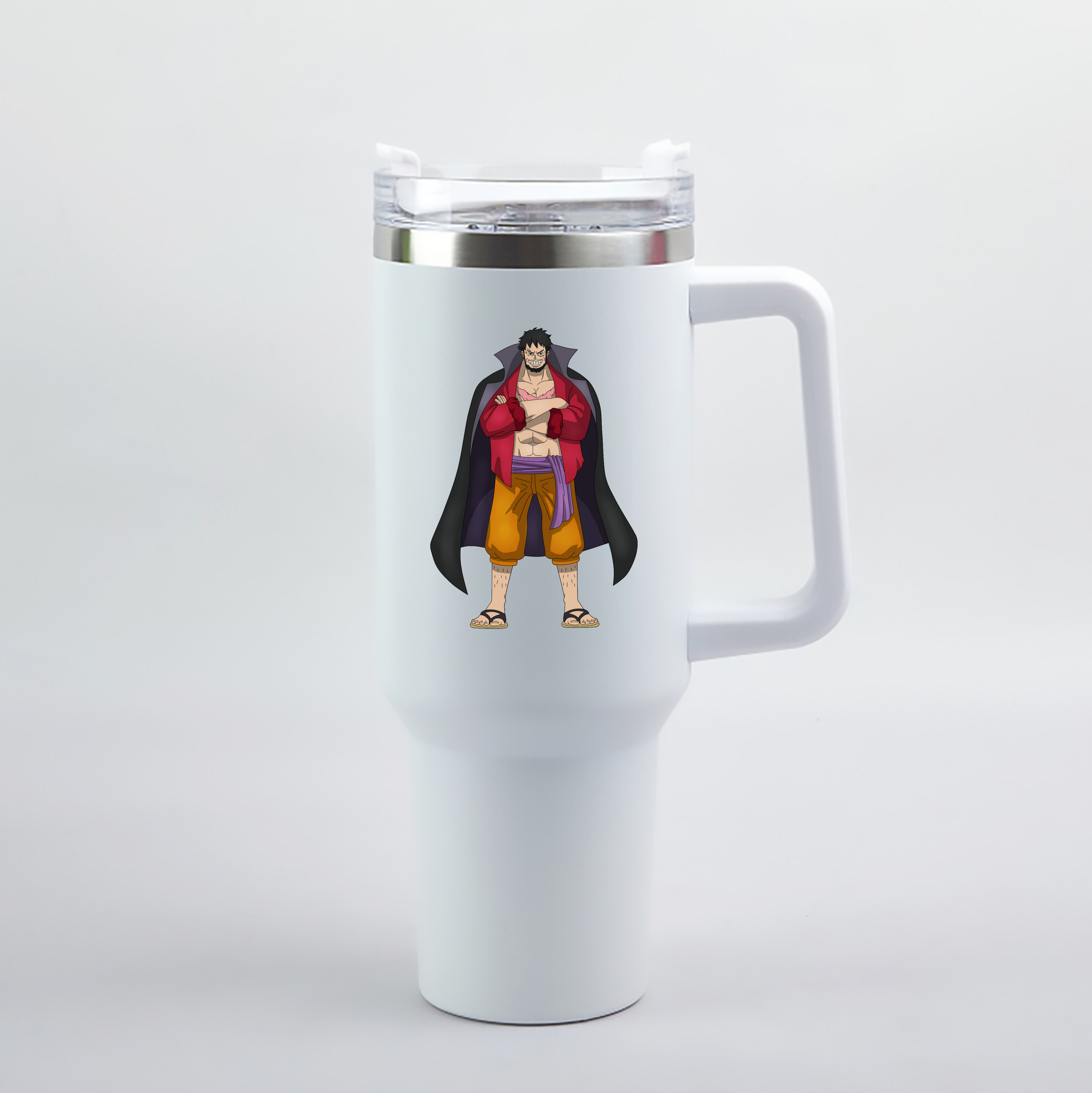 ワンピース モンキー・D・ルフィ ONE PIECE Monkey D. Luffy 1200mL車用タンブラー（カラープリント）