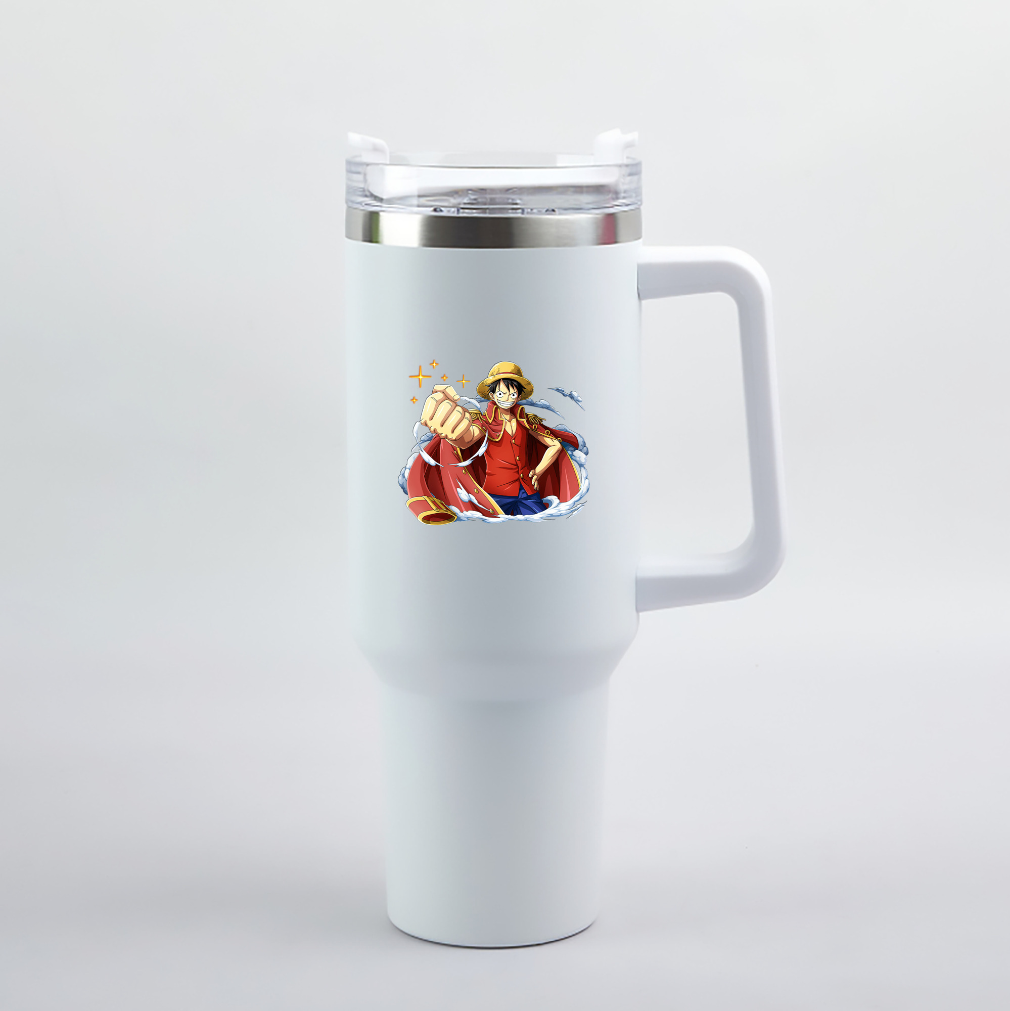 ワンピース モンキー・D・ルフィ ONE PIECE Monkey D. Luffy 1200mL車用タンブラー（カラープリント）