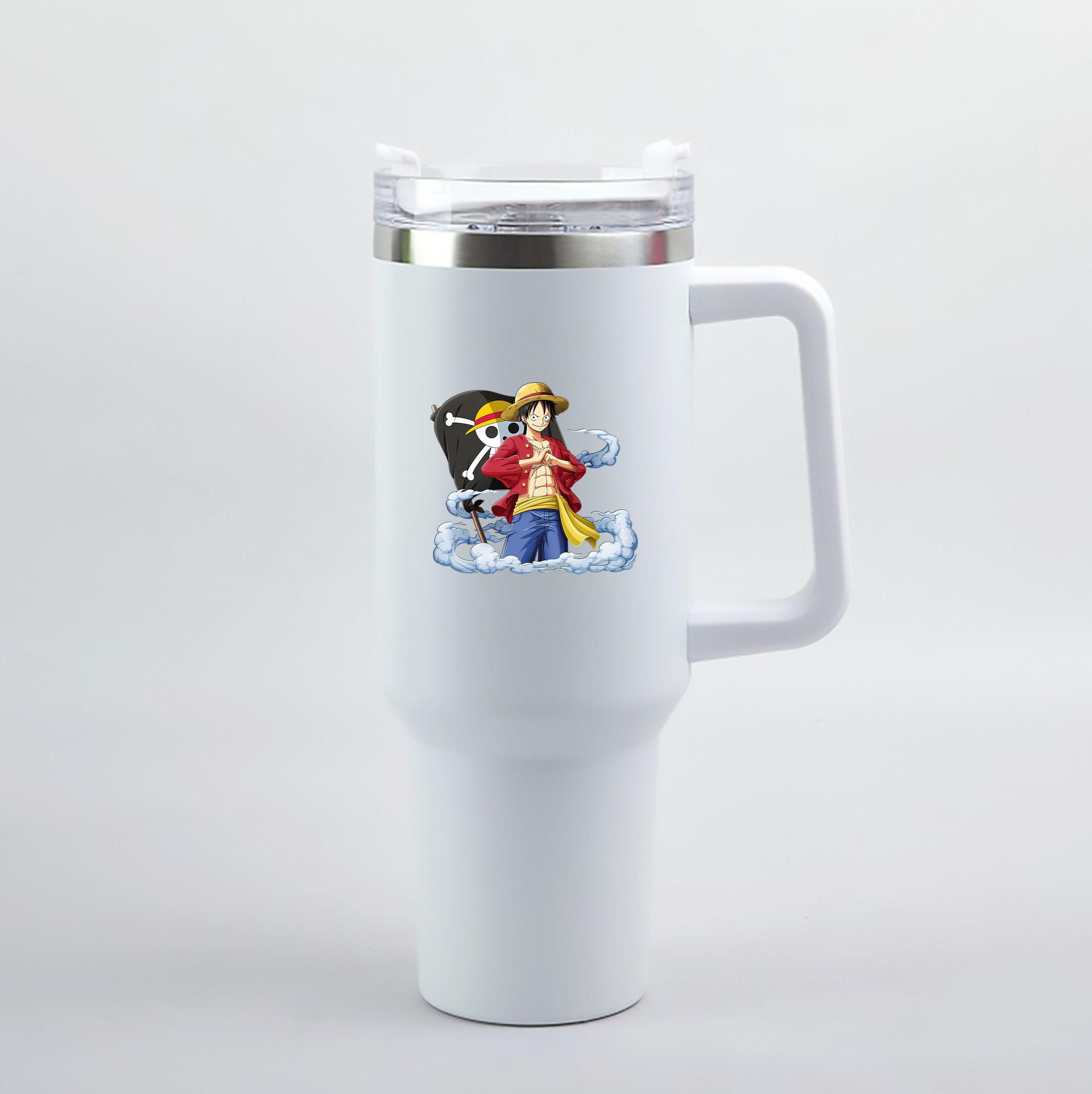 ワンピース モンキー・D・ルフィ ONE PIECE Monkey D. Luffy 1200mL車用タンブラー（カラープリント）