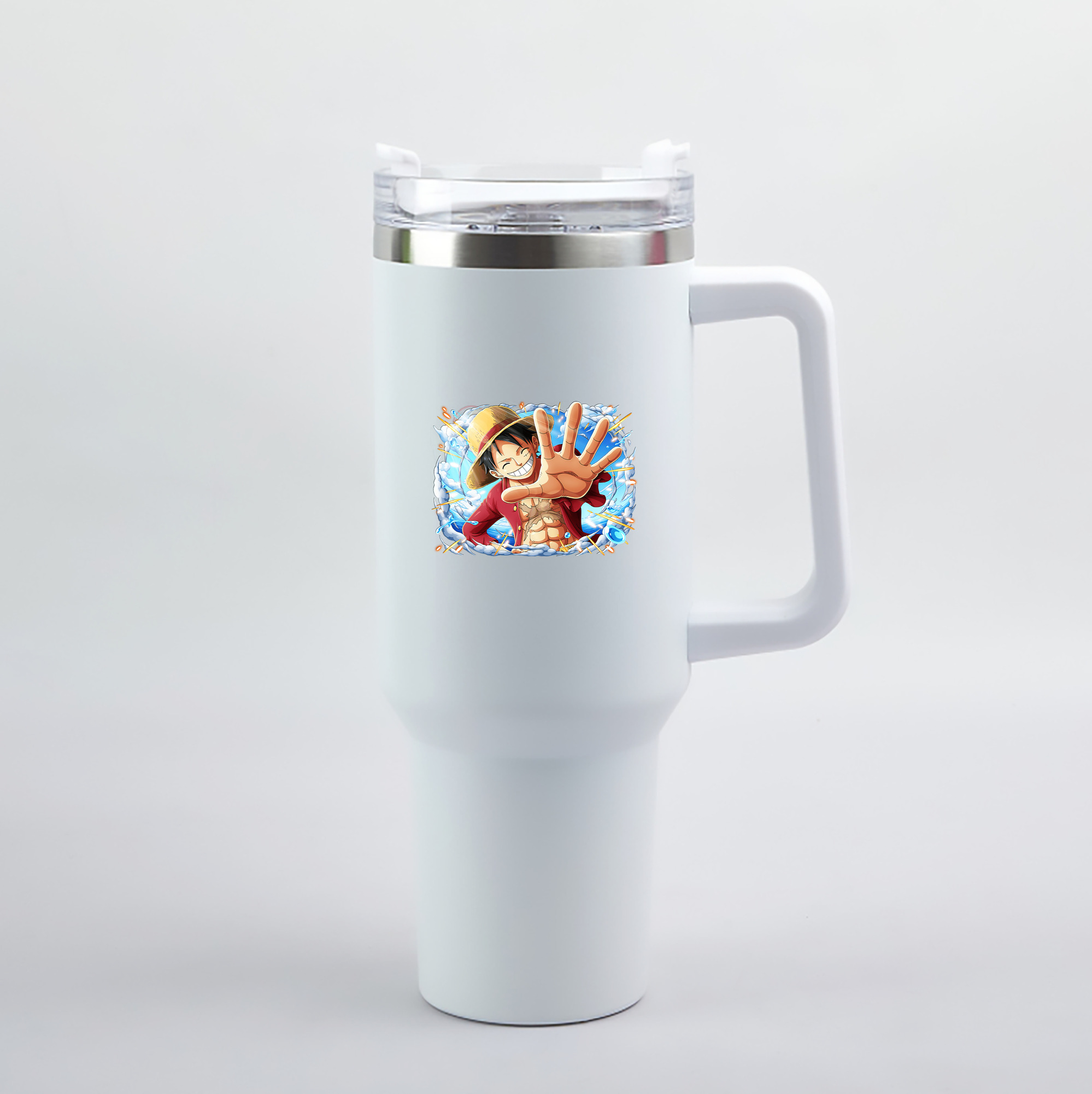 ワンピース モンキー・D・ルフィ ONE PIECE Monkey D. Luffy 1200mL車用タンブラー（カラープリント）