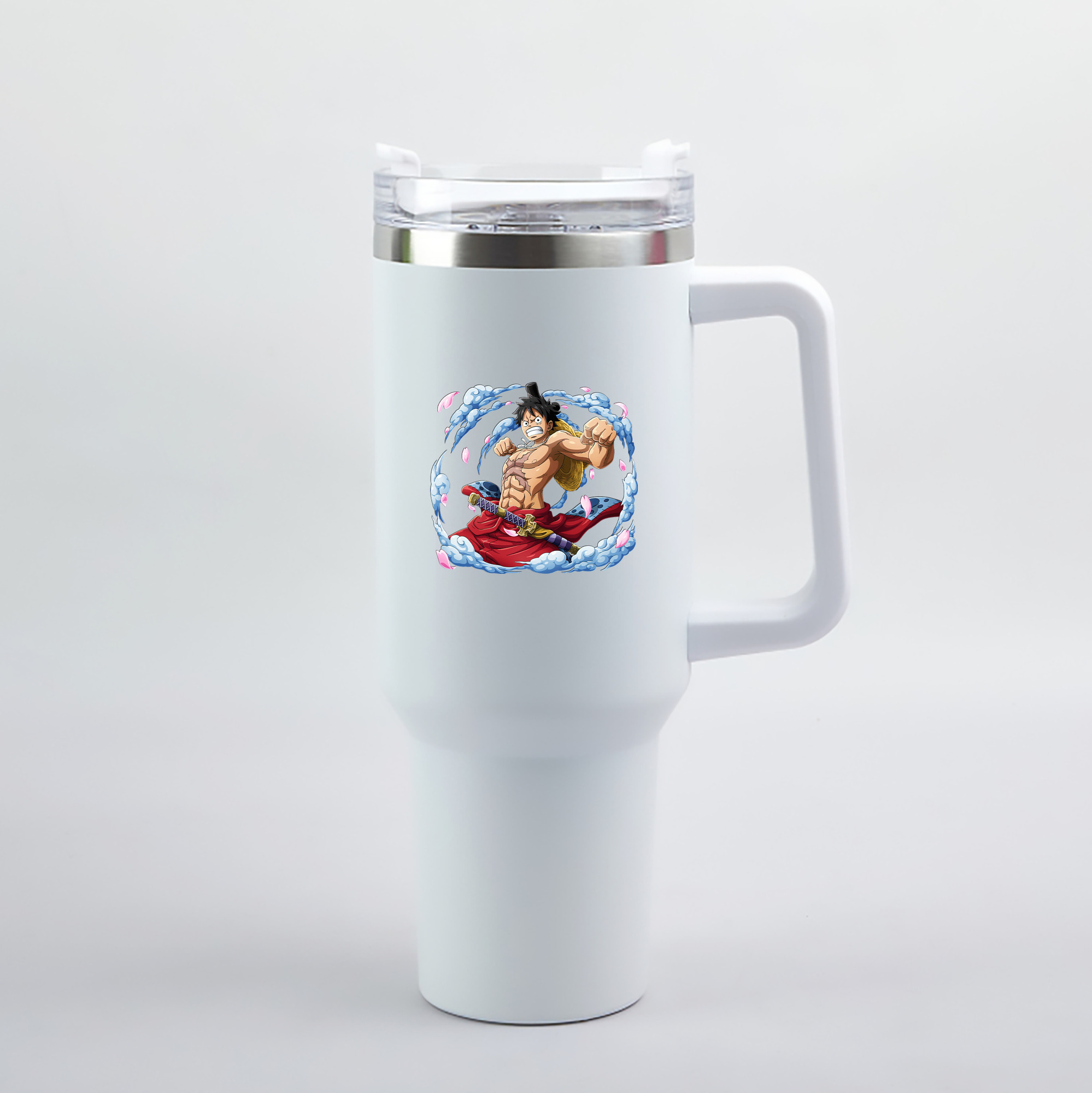 ワンピース モンキー・D・ルフィ ONE PIECE Monkey D. Luffy 1200mL車用タンブラー（カラープリント）