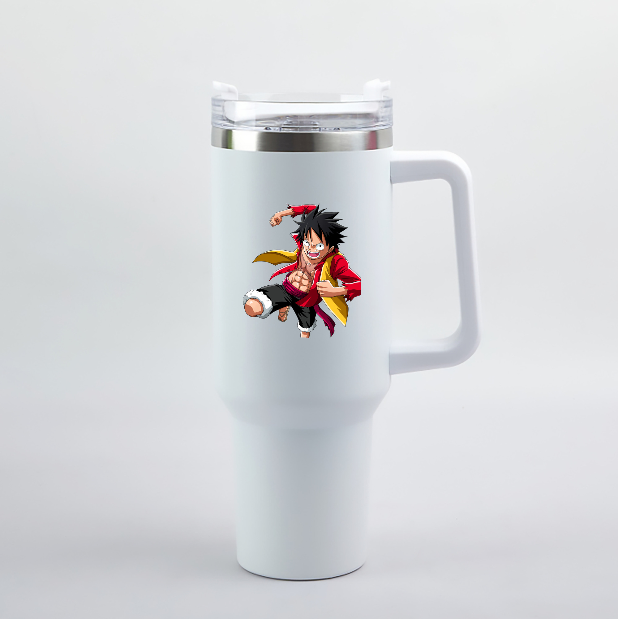 ワンピース モンキー・D・ルフィ ONE PIECE Monkey D. Luffy 1200mL車用タンブラー（カラープリント）