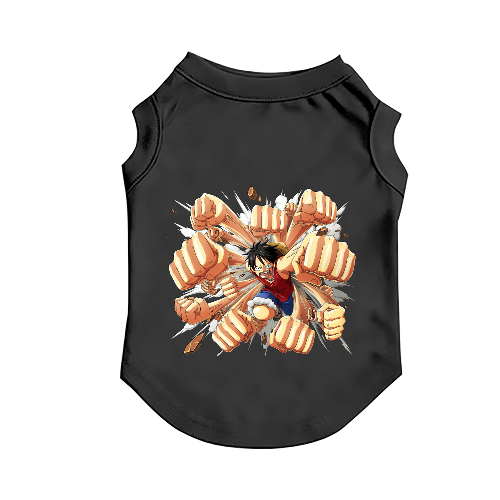 （画像用） ワンピース モンキー・D・ルフィ ONE PIECE Monkey D. Luffy ペット用ベスト