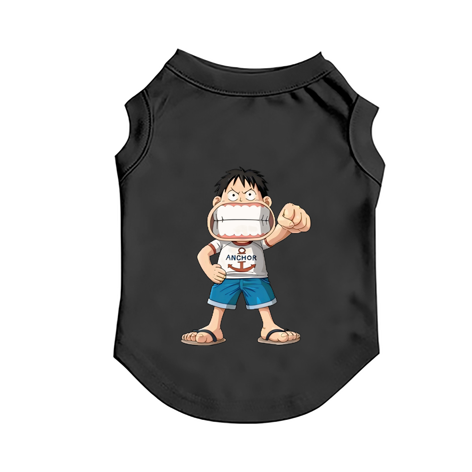 （画像用） ワンピース モンキー・D・ルフィ ONE PIECE Monkey D. Luffy ペット用ベスト