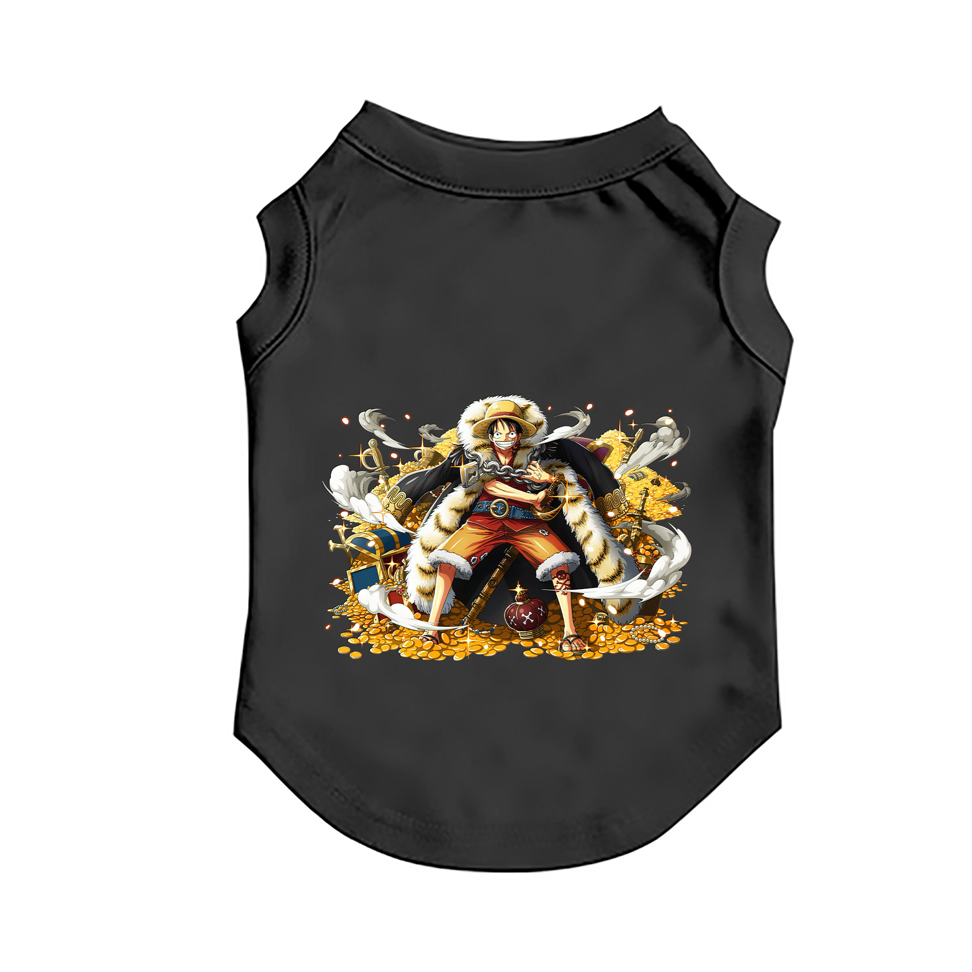 （画像用） ワンピース モンキー・D・ルフィ ONE PIECE Monkey D. Luffy ペット用ベスト