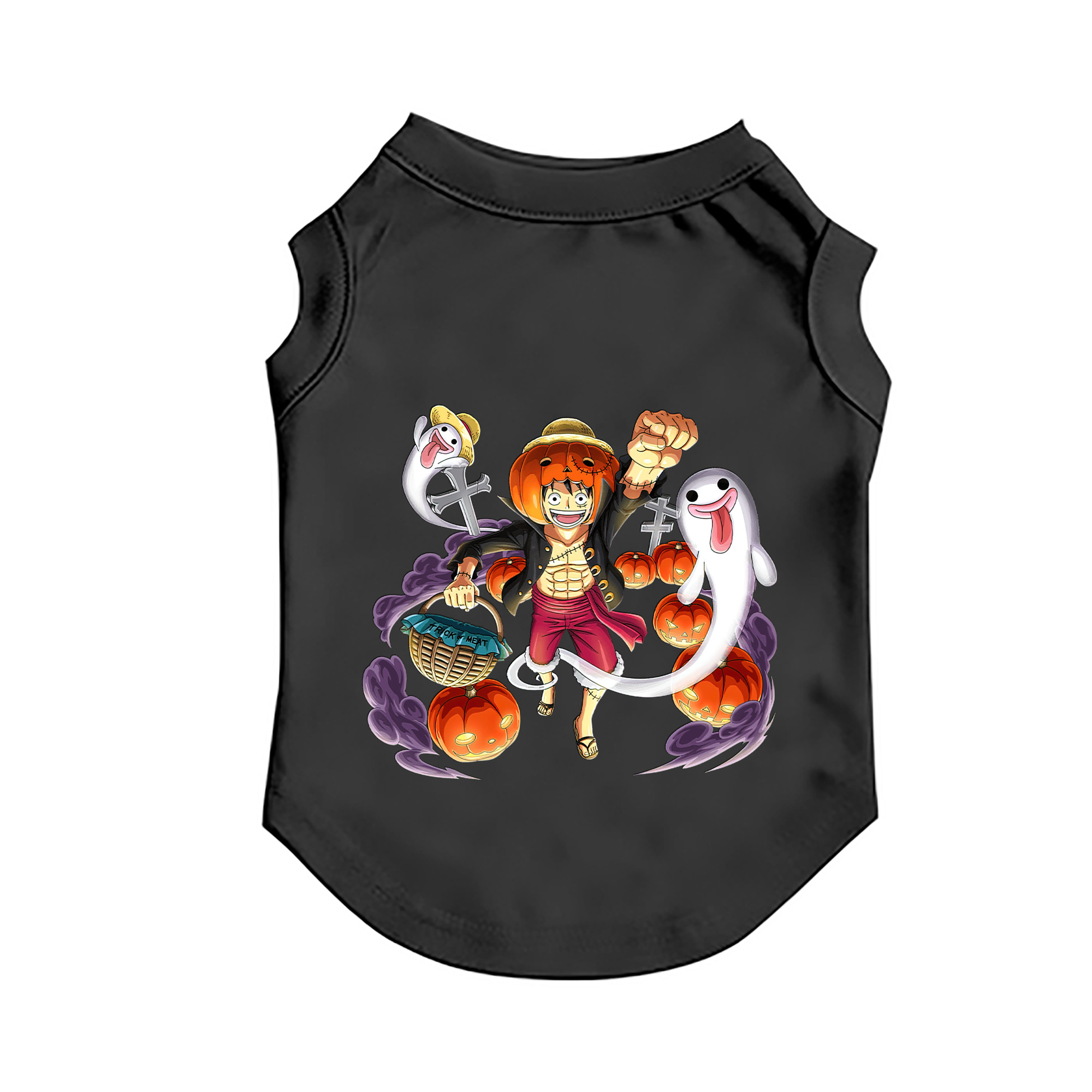 （画像用） ワンピース モンキー・D・ルフィ ONE PIECE Monkey D. Luffy ペット用ベスト
