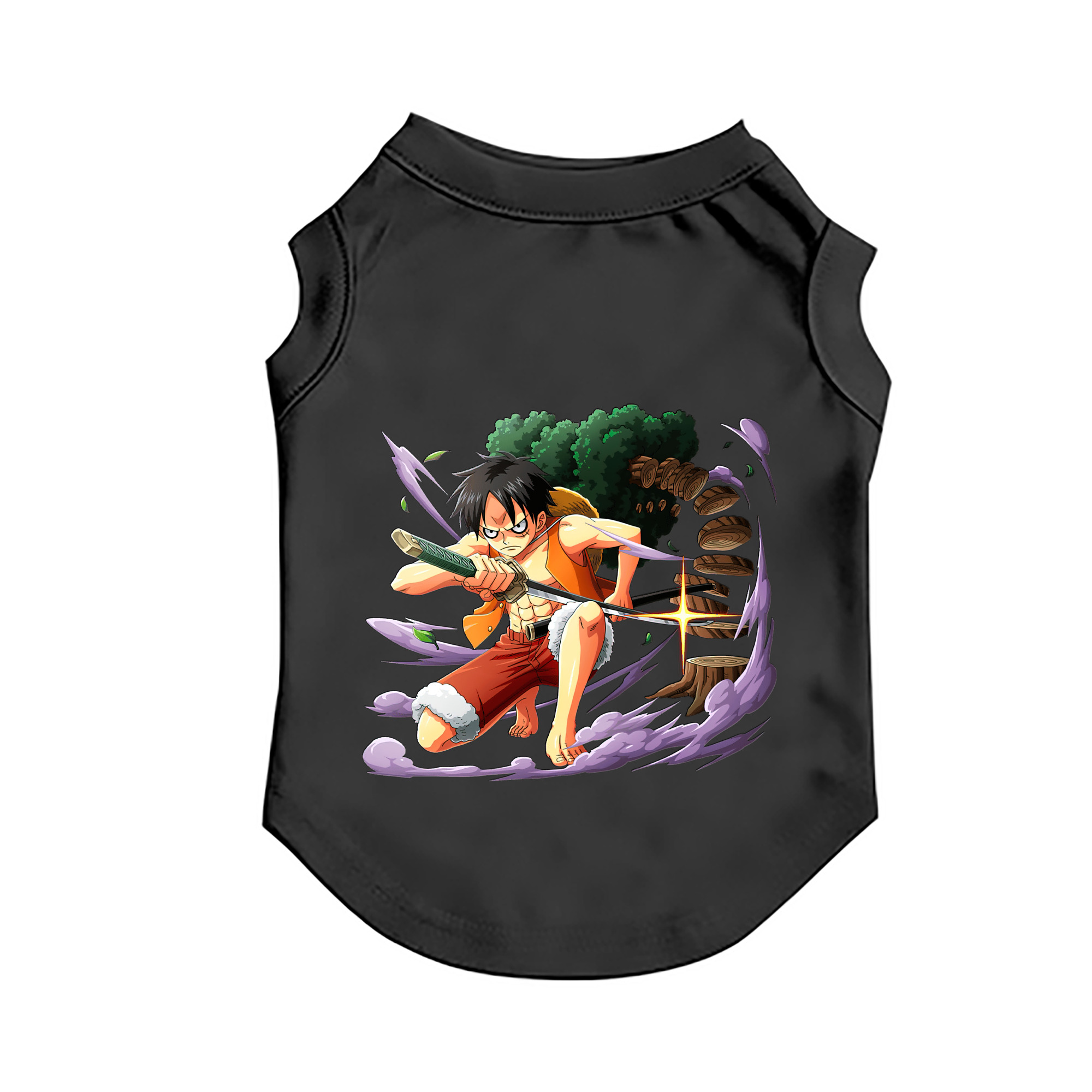 （画像用） ワンピース モンキー・D・ルフィ ONE PIECE Monkey D. Luffy ペット用ベスト