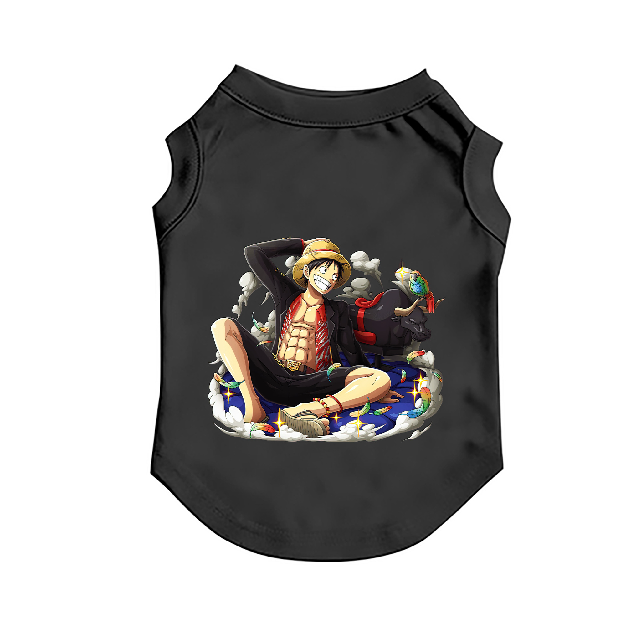 （画像用） ワンピース モンキー・D・ルフィ ONE PIECE Monkey D. Luffy ペット用ベスト
