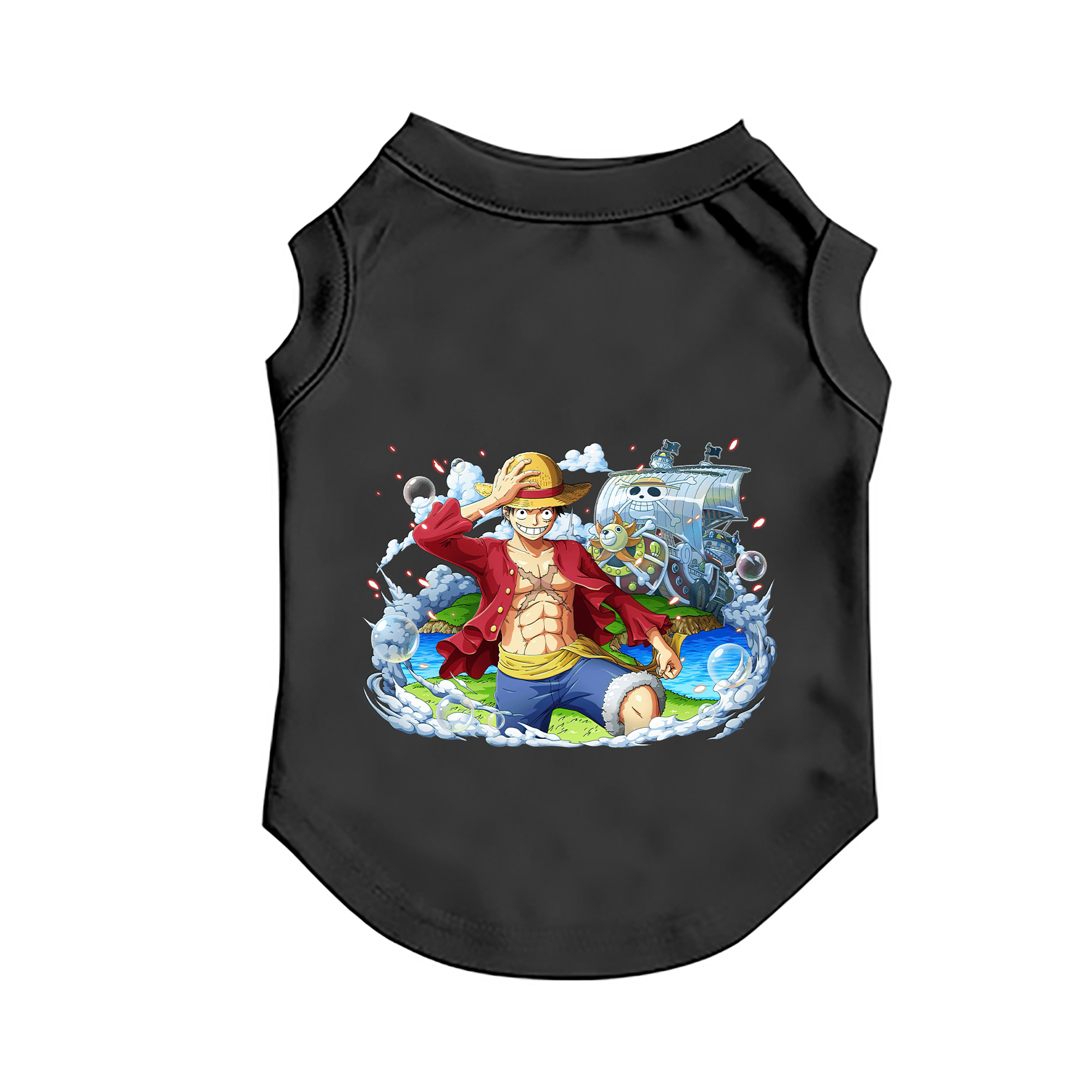 （画像用） ワンピース モンキー・D・ルフィ ONE PIECE Monkey D. Luffy ペット用ベスト