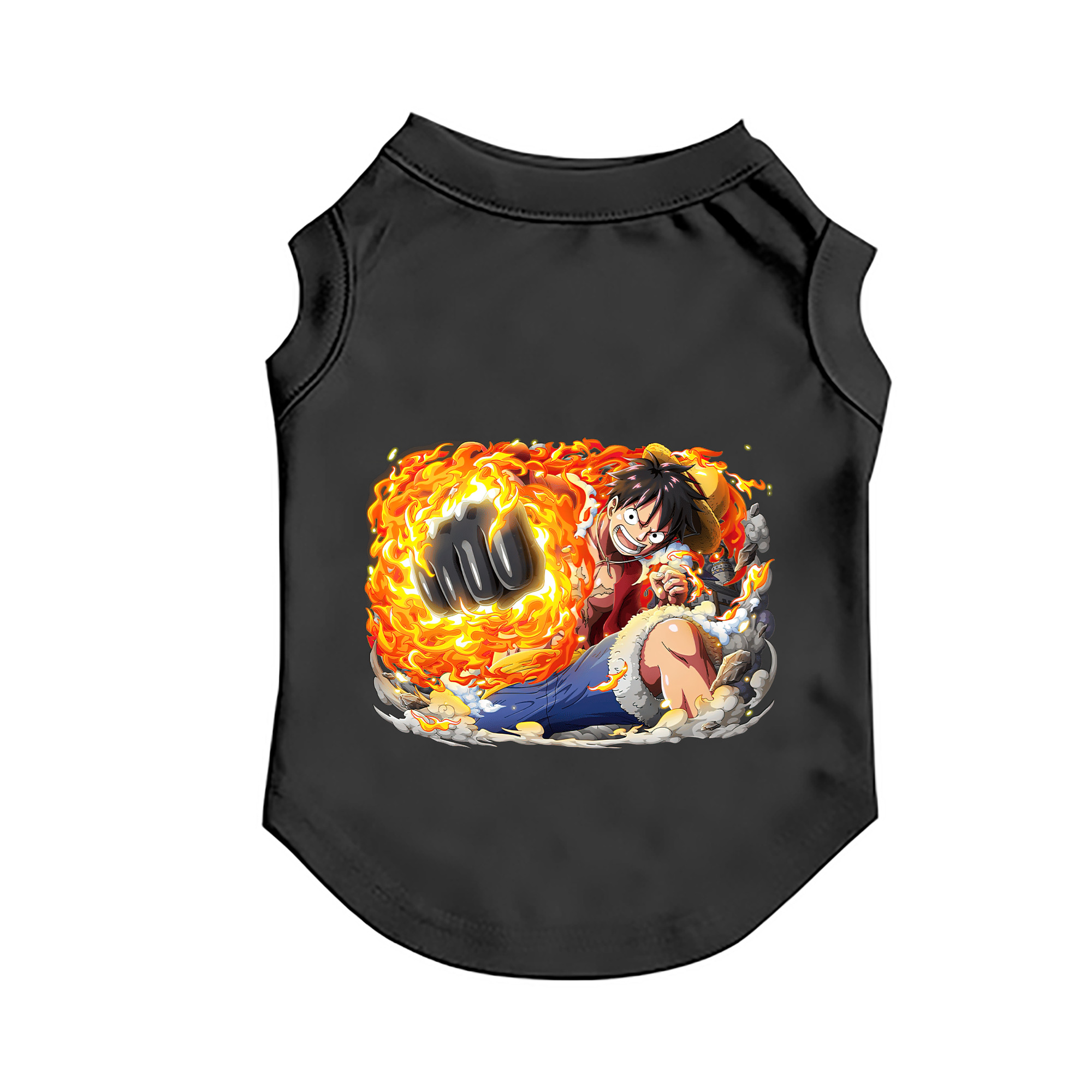 （画像用） ワンピース モンキー・D・ルフィ ONE PIECE Monkey D. Luffy ペット用ベスト