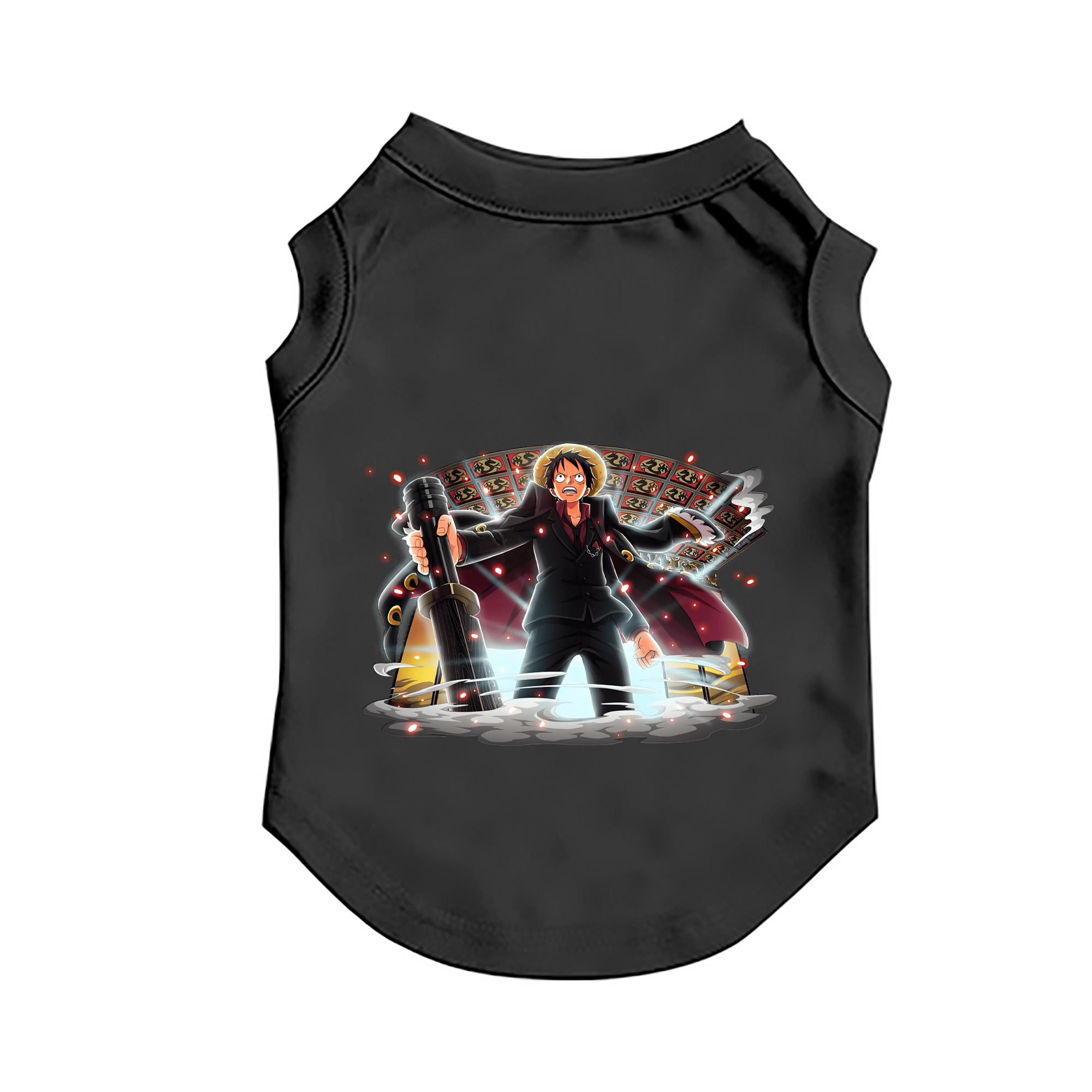 （画像用） ワンピース モンキー・D・ルフィ ONE PIECE Monkey D. Luffy ペット用ベスト