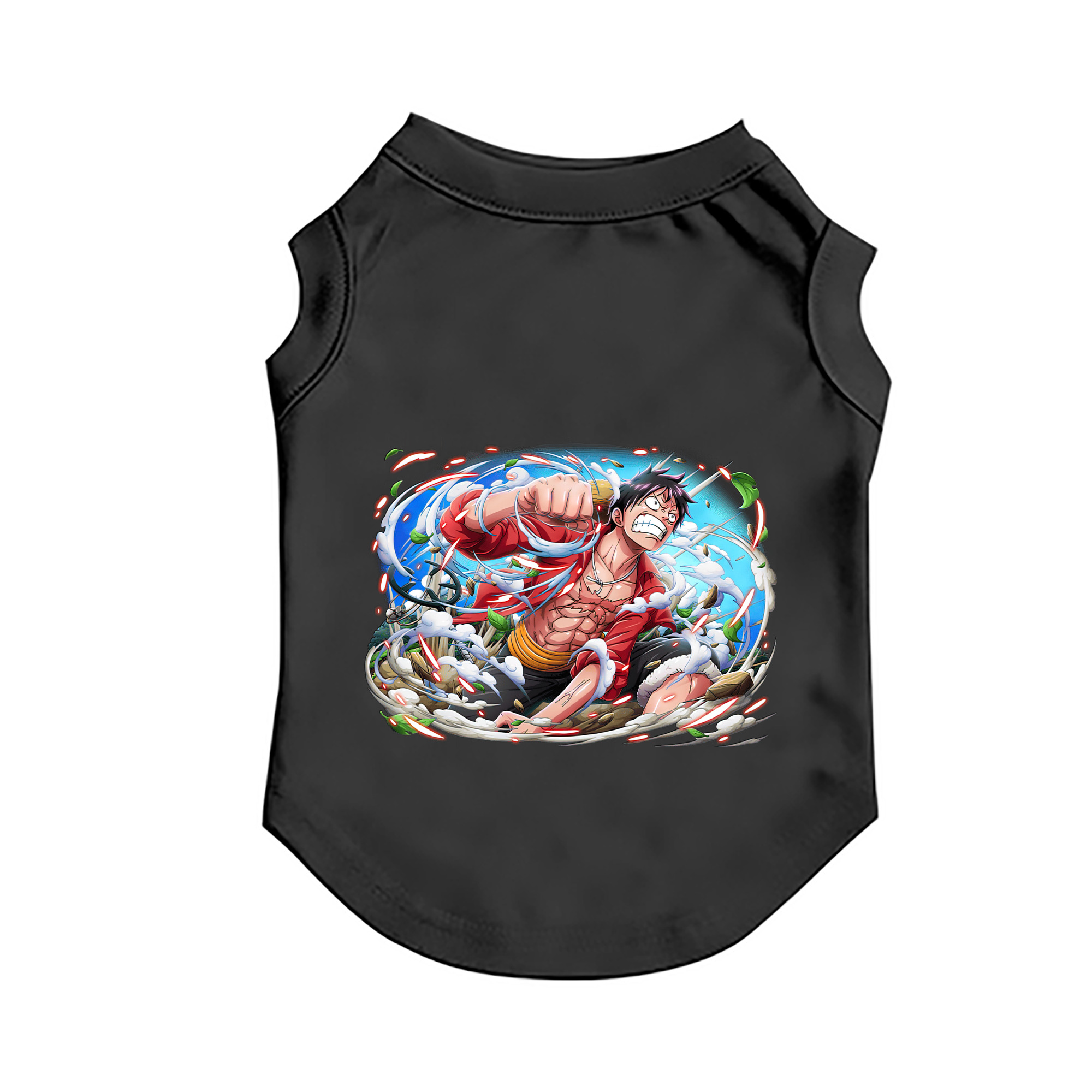 （画像用） ワンピース モンキー・D・ルフィ ONE PIECE Monkey D. Luffy ペット用ベスト