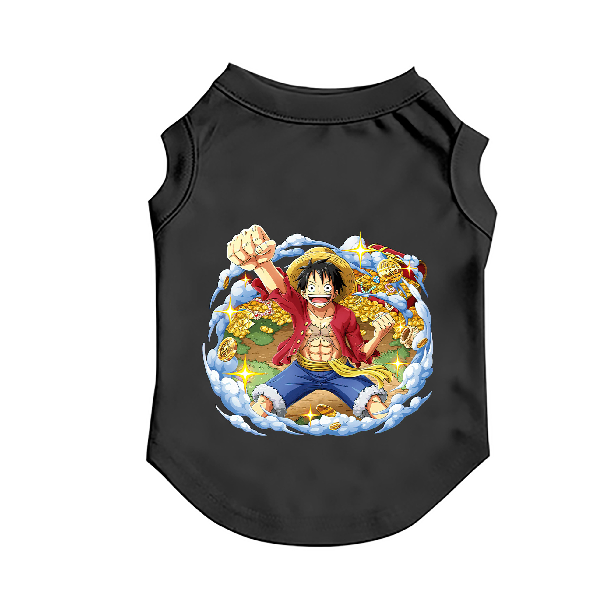 （画像用） ワンピース モンキー・D・ルフィ ONE PIECE Monkey D. Luffy ペット用ベスト