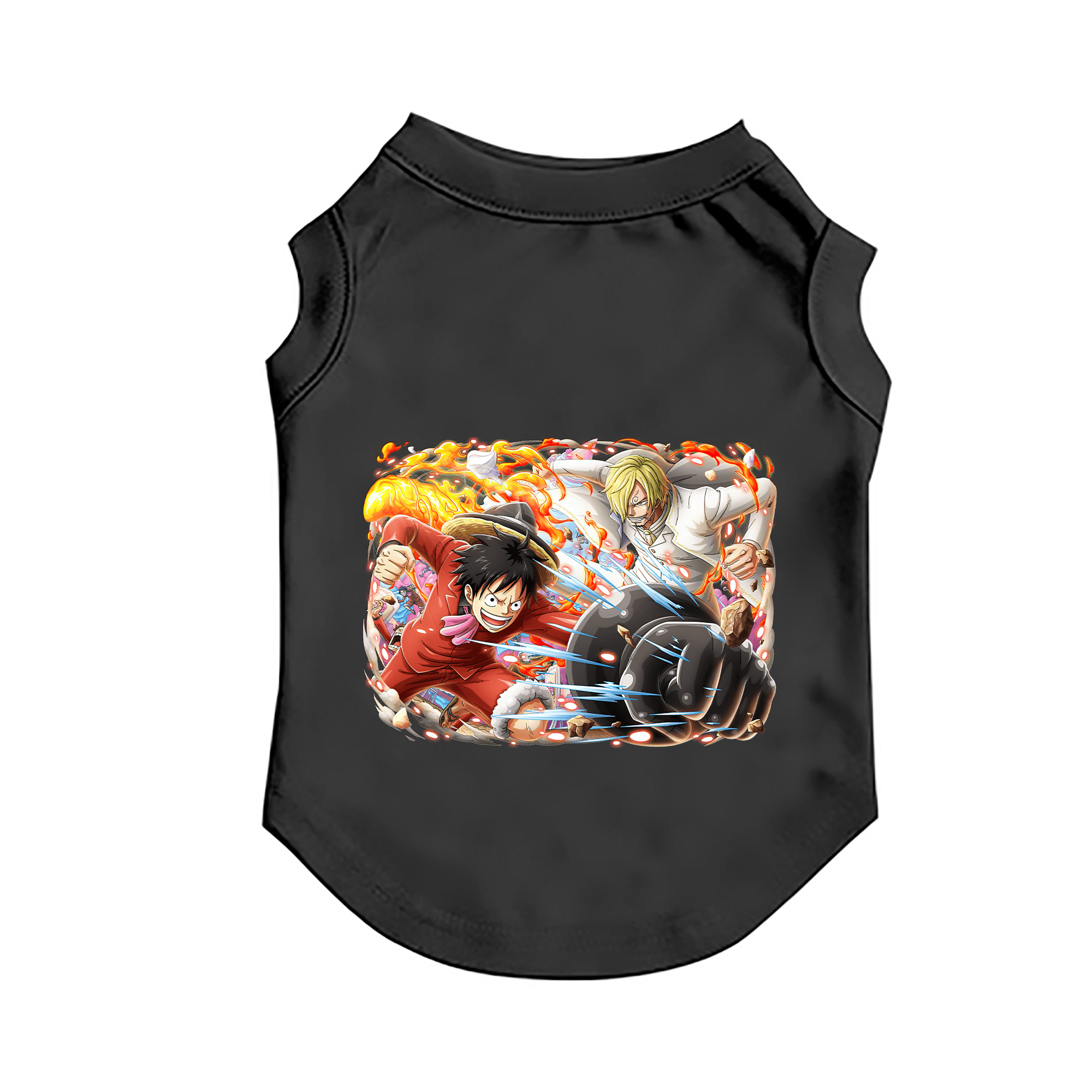 （画像用） ワンピース モンキー・D・ルフィ ONE PIECE Monkey D. Luffy ペット用ベスト