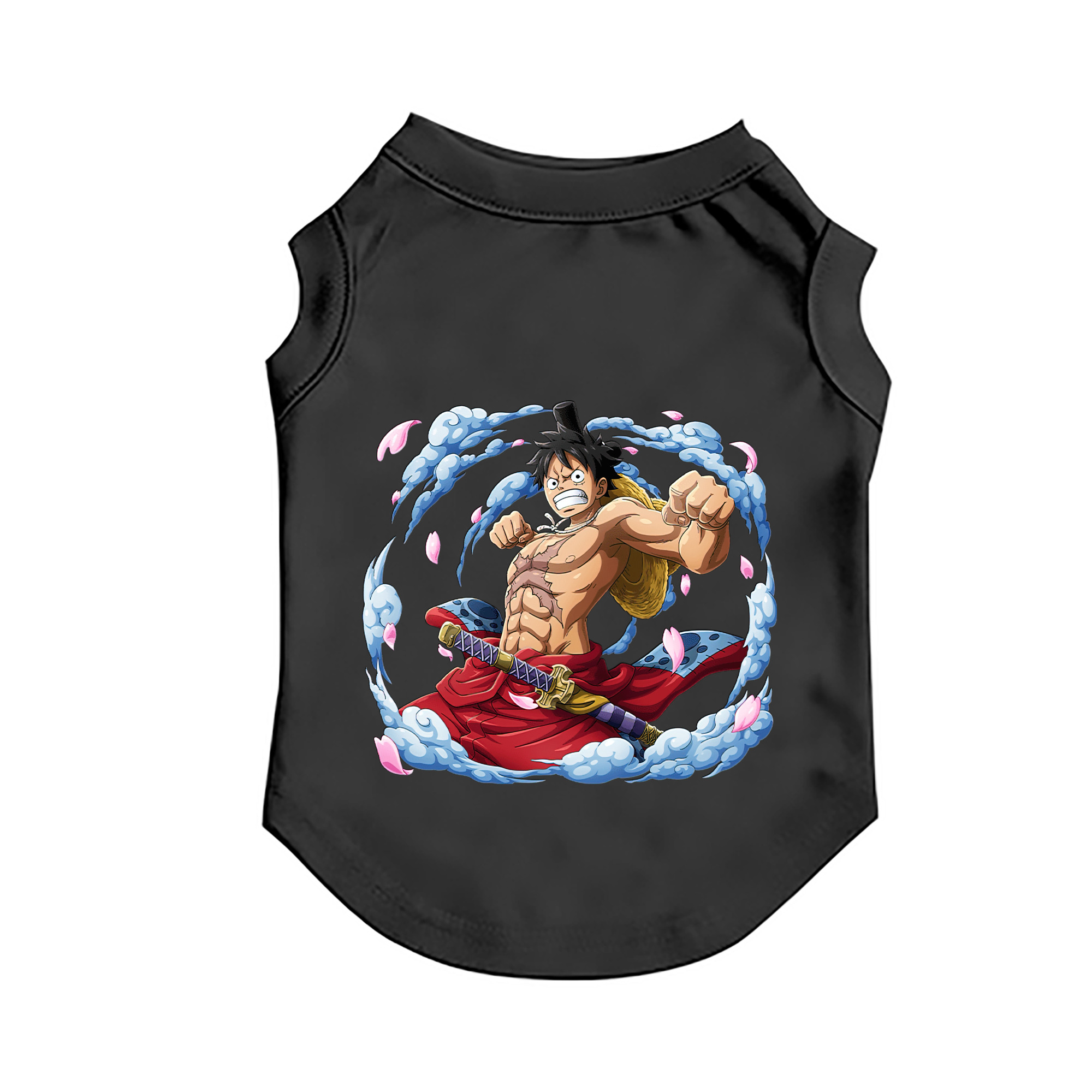 （画像用） ワンピース モンキー・D・ルフィ ONE PIECE Monkey D. Luffy ペット用ベスト