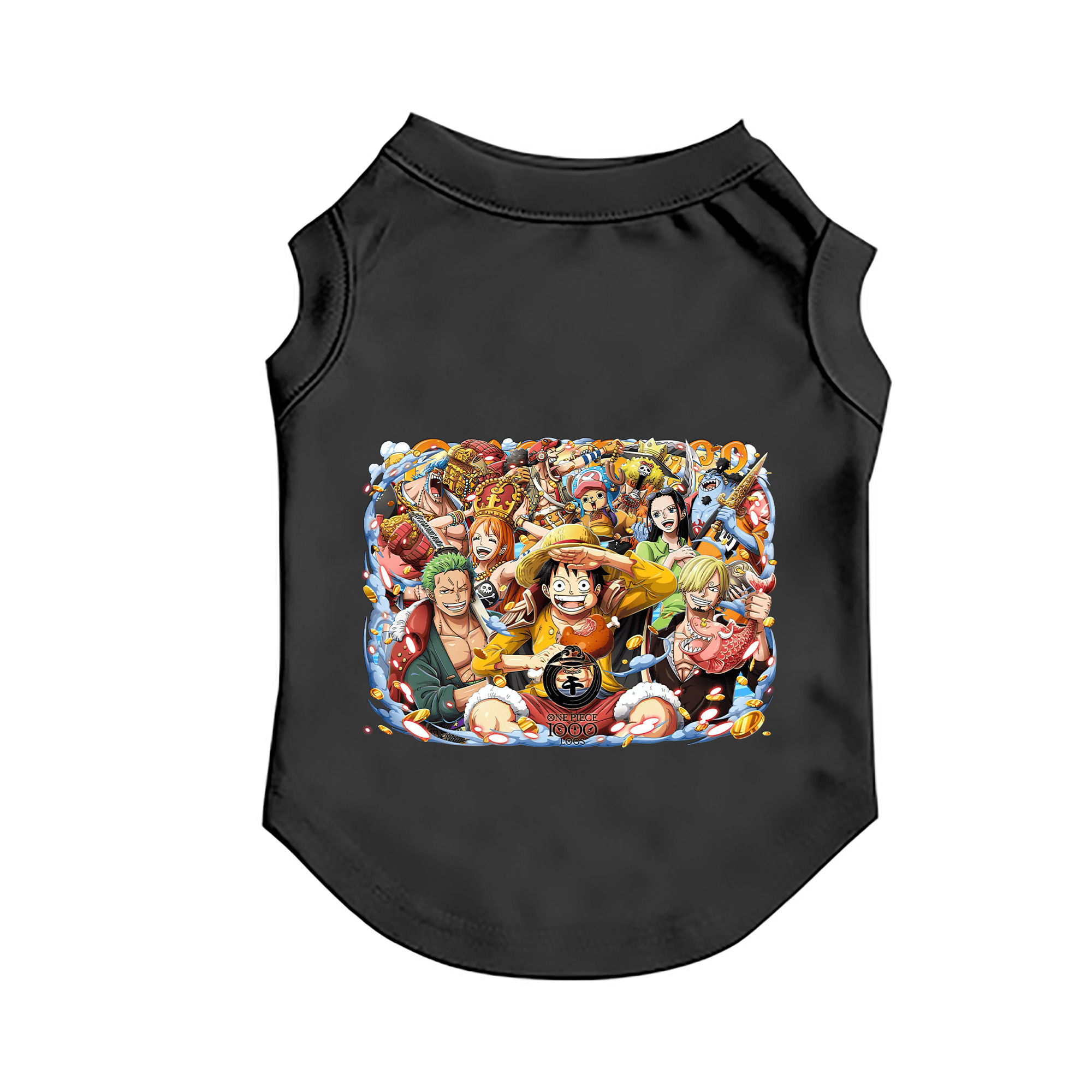 （画像用） ワンピース モンキー・D・ルフィ ONE PIECE Monkey D. Luffy ペット用ベスト