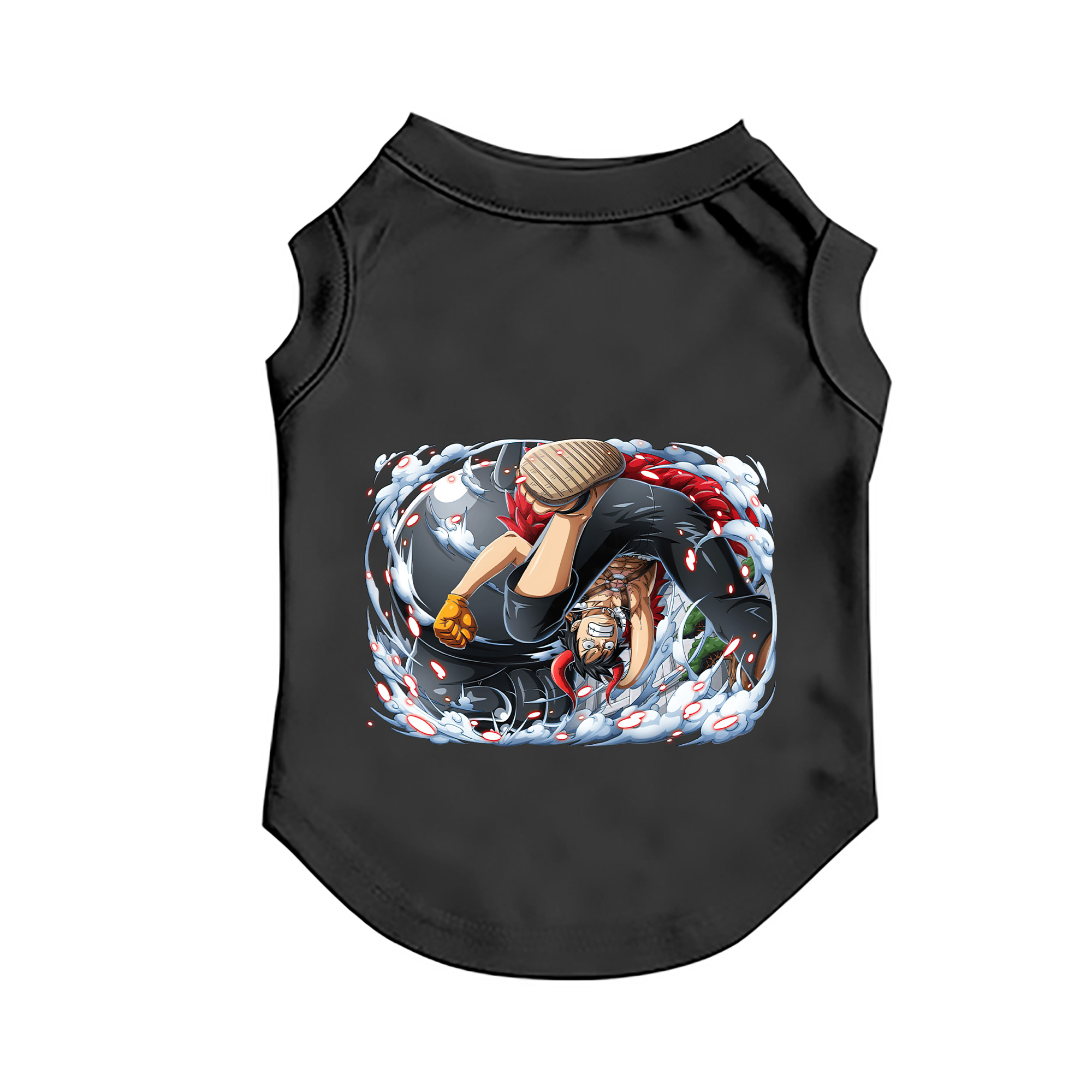 （画像用） ワンピース モンキー・D・ルフィ ONE PIECE Monkey D. Luffy ペット用ベスト