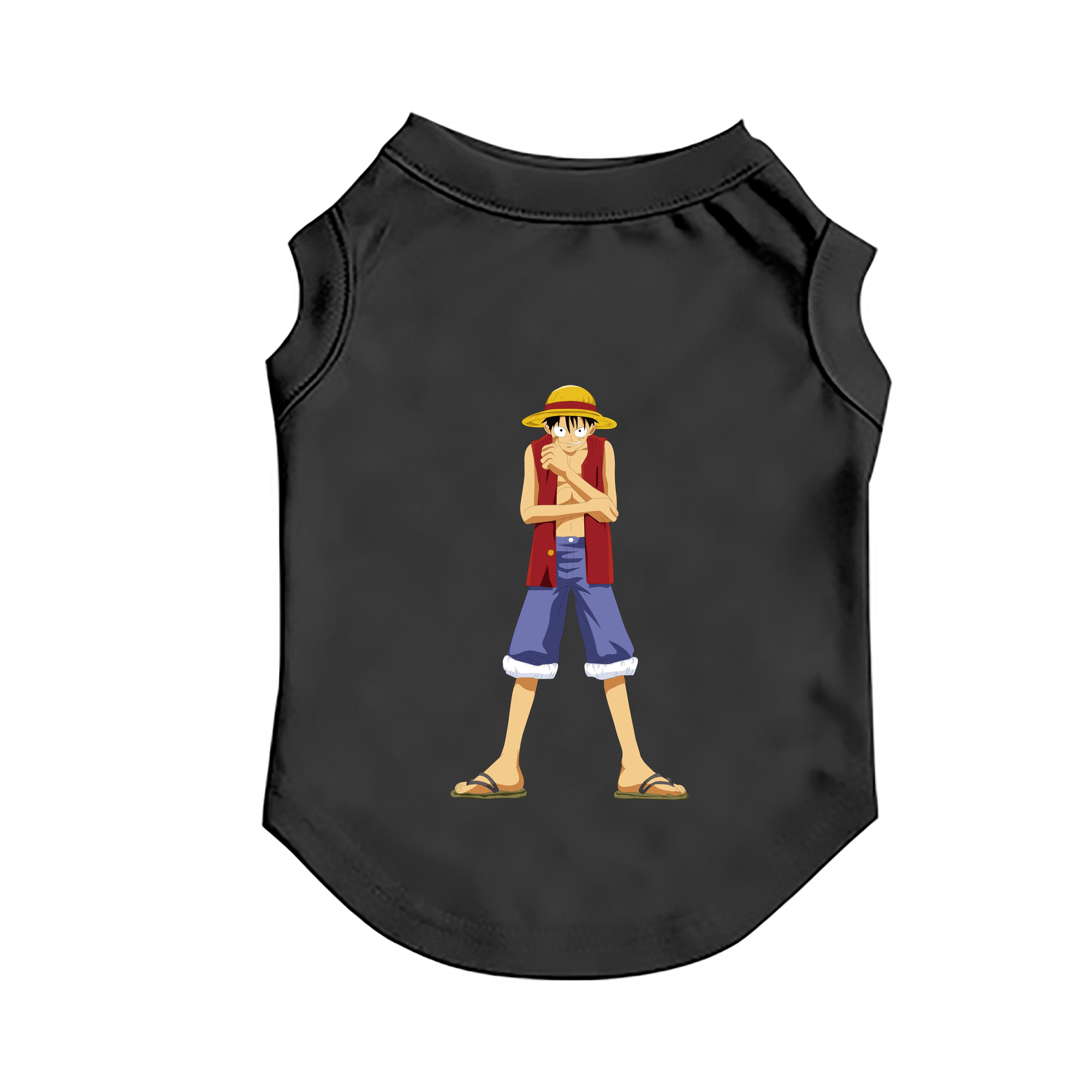 （画像用） ワンピース モンキー・D・ルフィ ONE PIECE Monkey D. Luffy ペット用ベスト