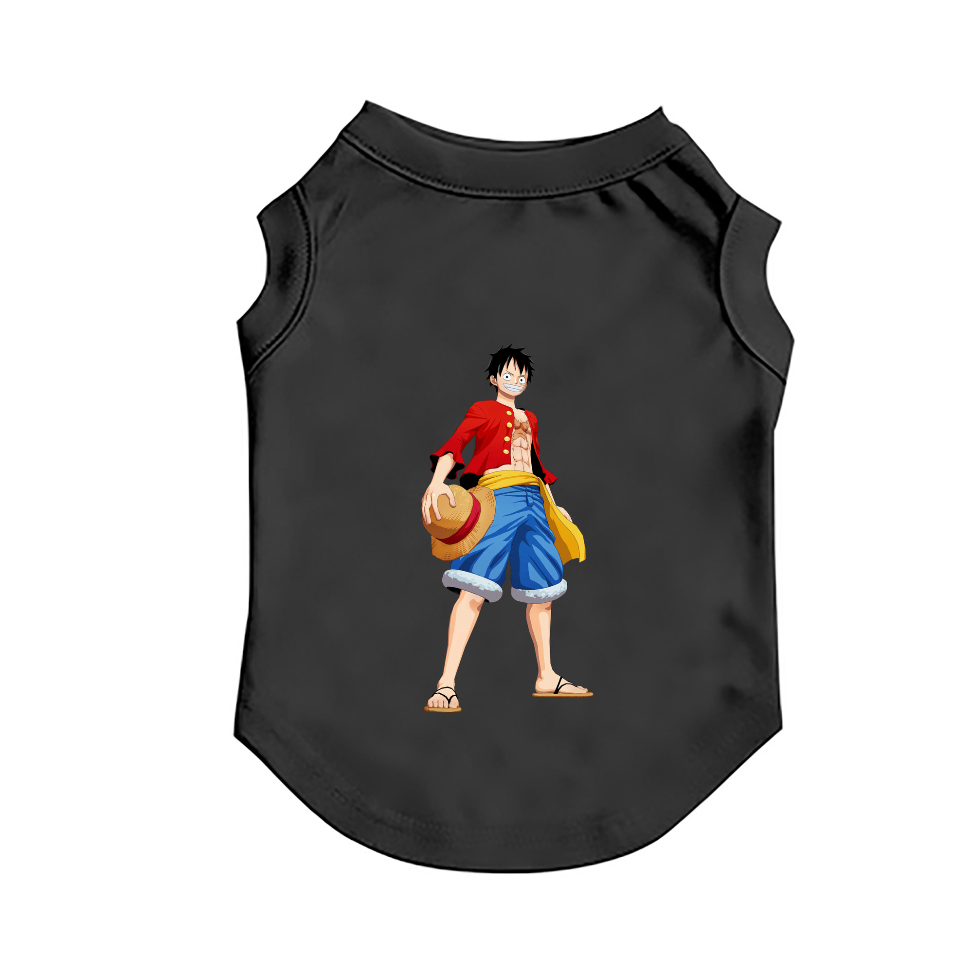 （画像用） ワンピース モンキー・D・ルフィ ONE PIECE Monkey D. Luffy ペット用ベスト
