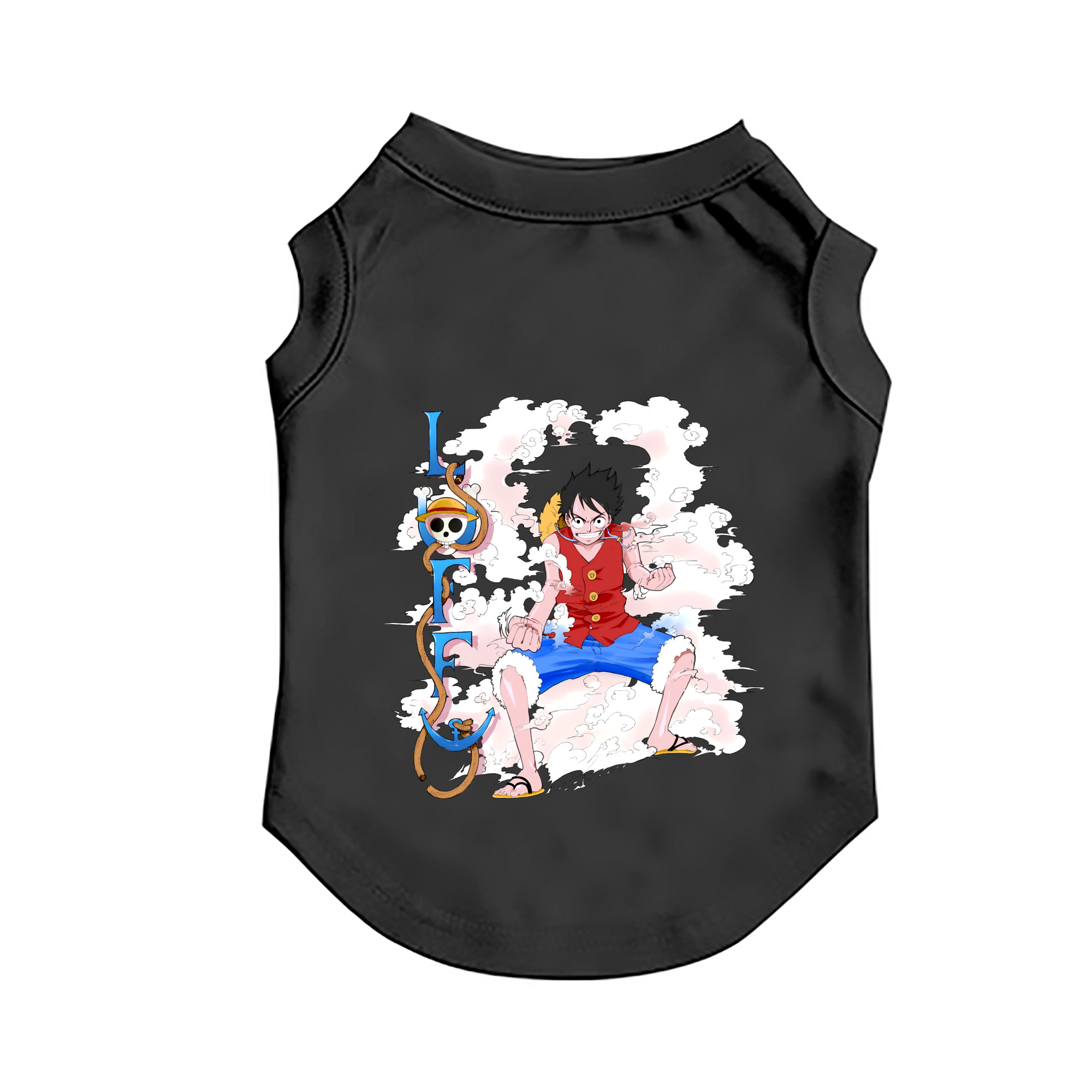 （画像用） ワンピース モンキー・D・ルフィ ONE PIECE Monkey D. Luffy ペット用ベスト