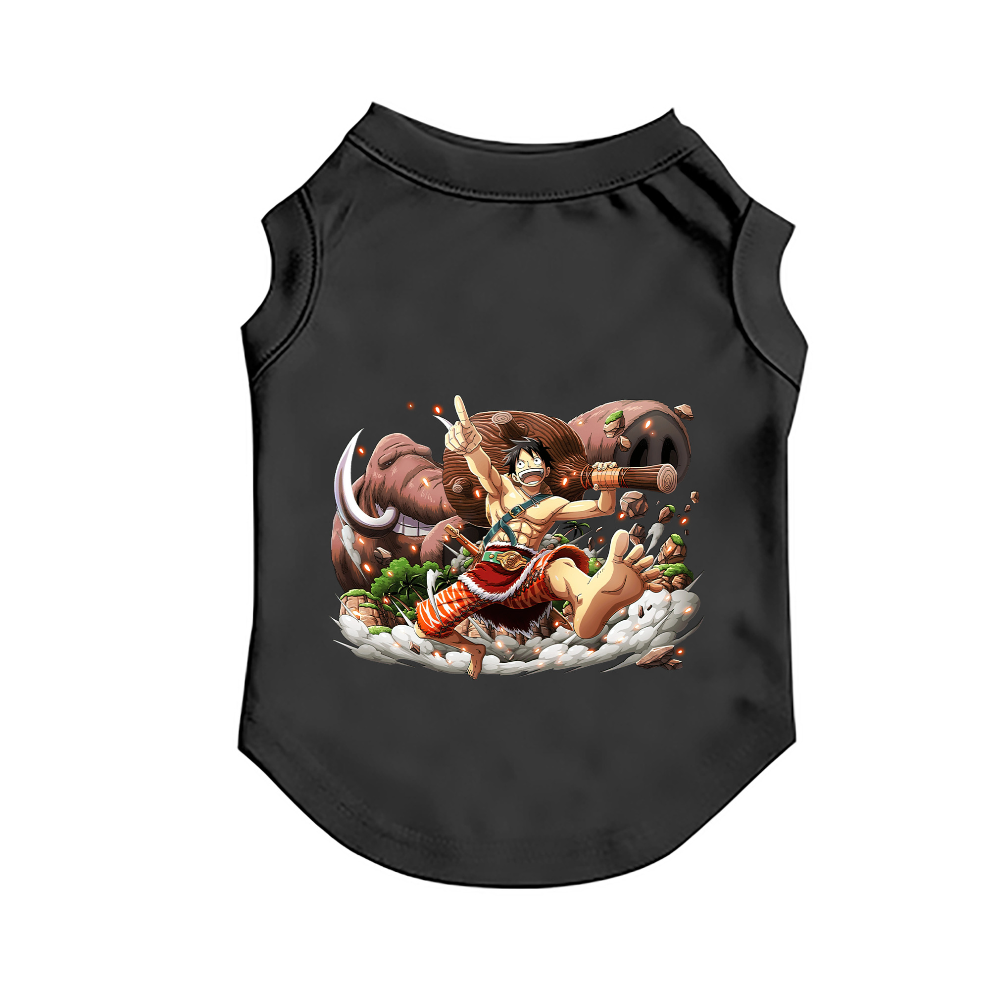 （画像用） ワンピース モンキー・D・ルフィ ONE PIECE Monkey D. Luffy ペット用ベスト