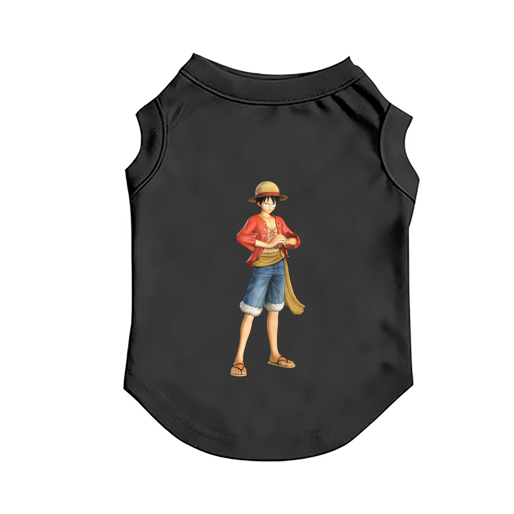 （画像用） ワンピース モンキー・D・ルフィ ONE PIECE Monkey D. Luffy ペット用ベスト