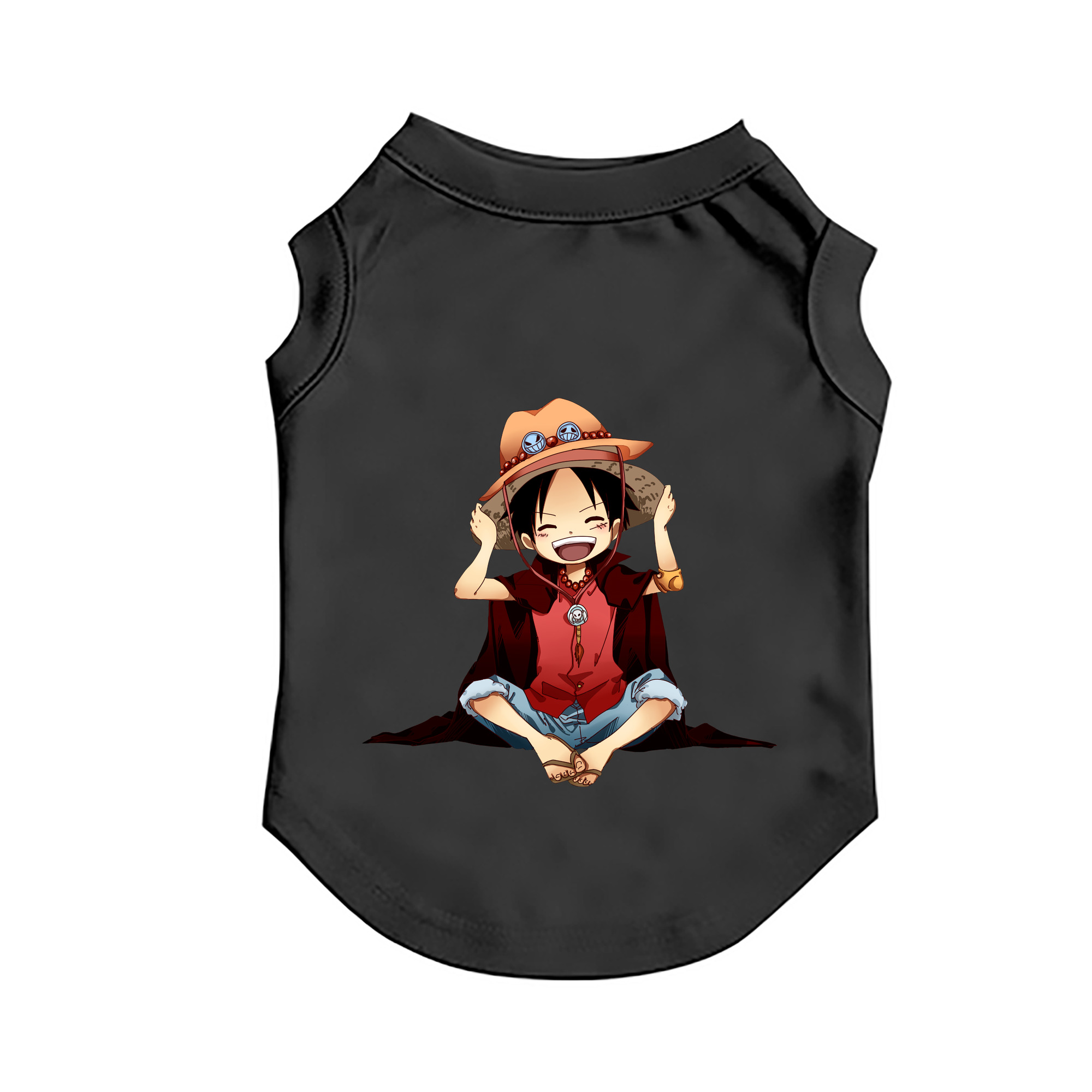 （画像用） ワンピース モンキー・D・ルフィ ONE PIECE Monkey D. Luffy ペット用ベスト