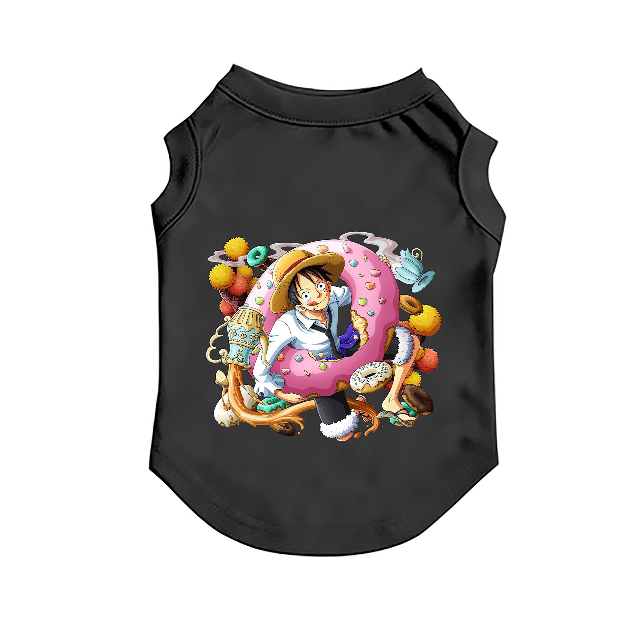 （画像用） ワンピース モンキー・D・ルフィ ONE PIECE Monkey D. Luffy ペット用ベスト
