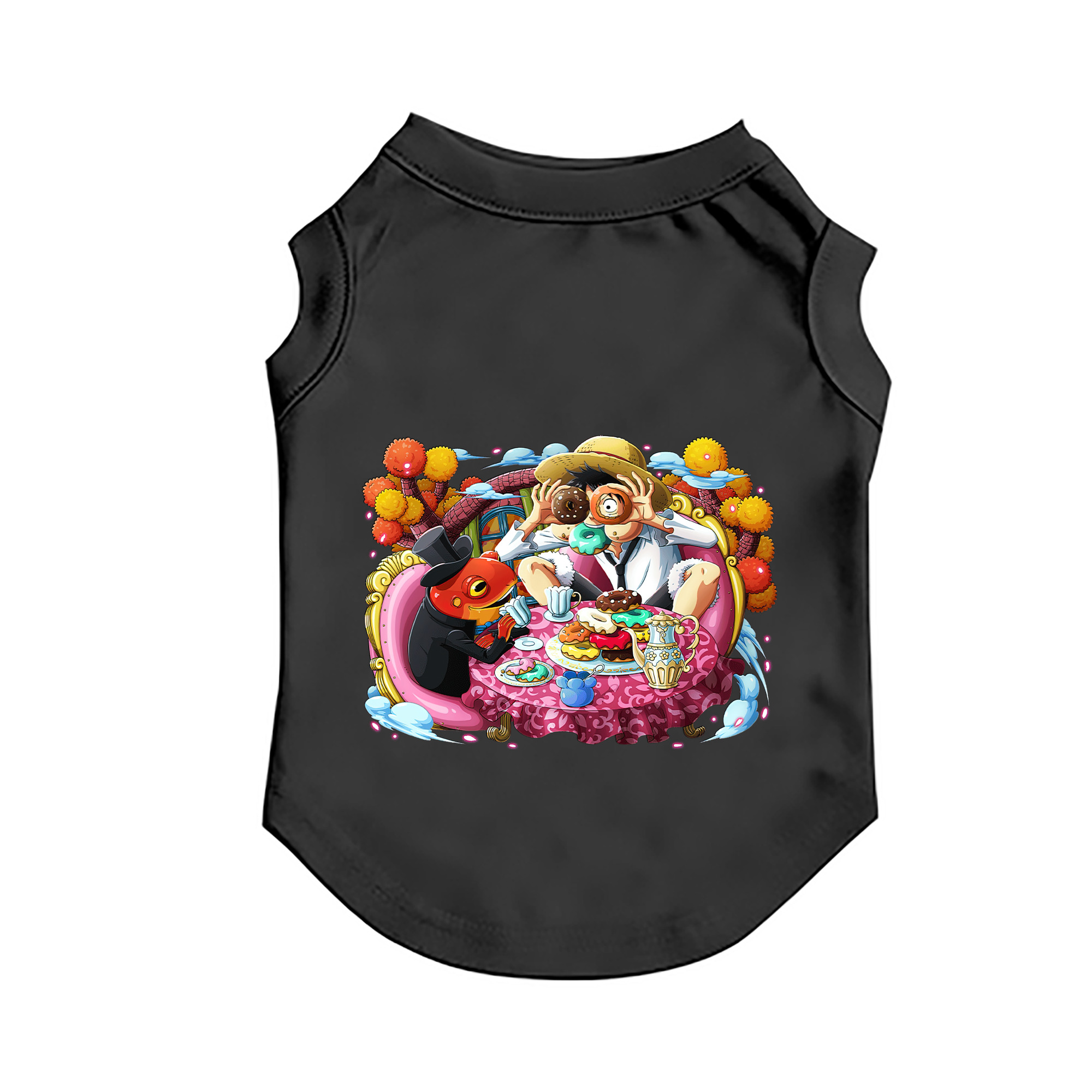 （画像用） ワンピース モンキー・D・ルフィ ONE PIECE Monkey D. Luffy ペット用ベスト