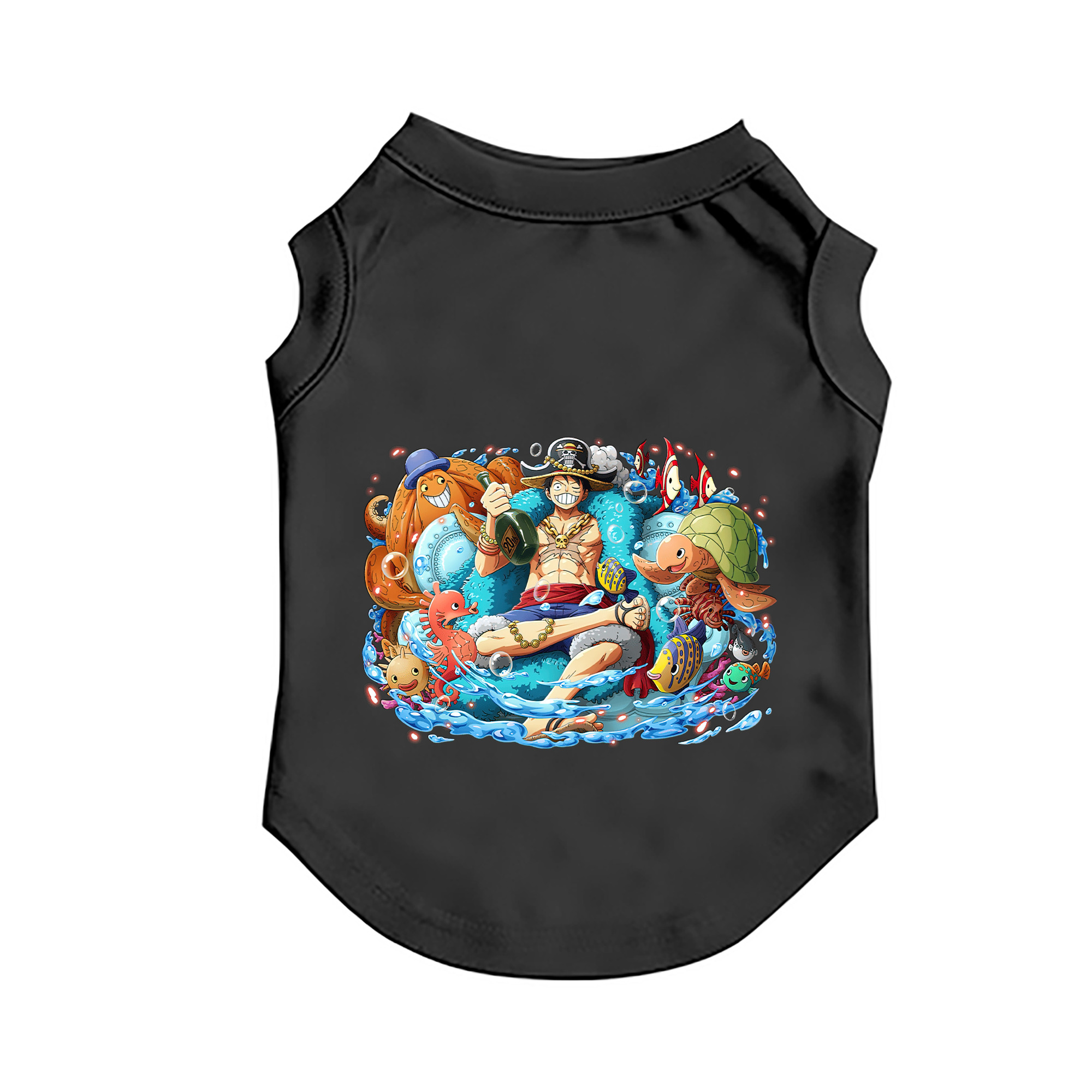 （画像用） ワンピース モンキー・D・ルフィ ONE PIECE Monkey D. Luffy ペット用ベスト