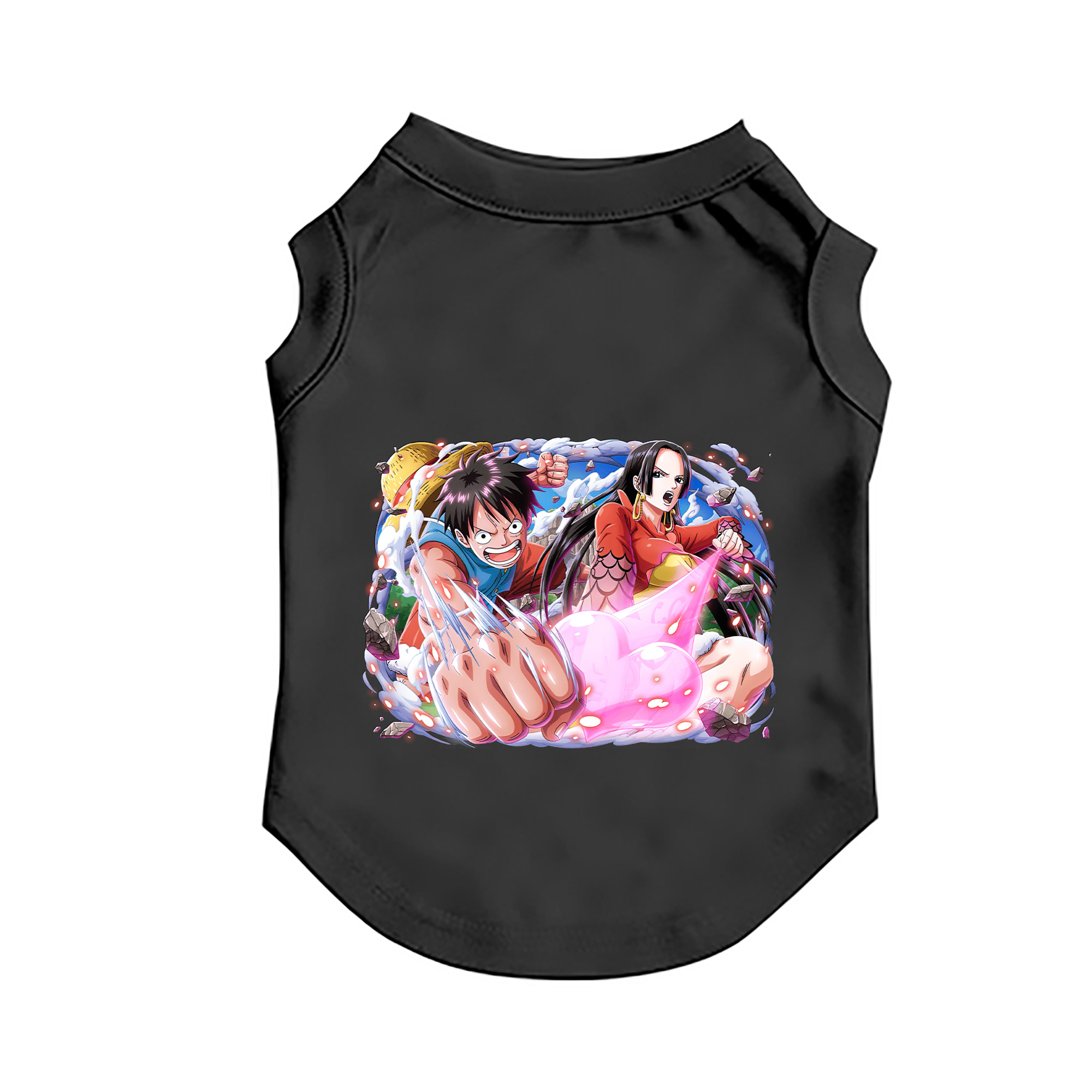 （画像用） ワンピース モンキー・D・ルフィ ONE PIECE Monkey D. Luffy ペット用ベスト