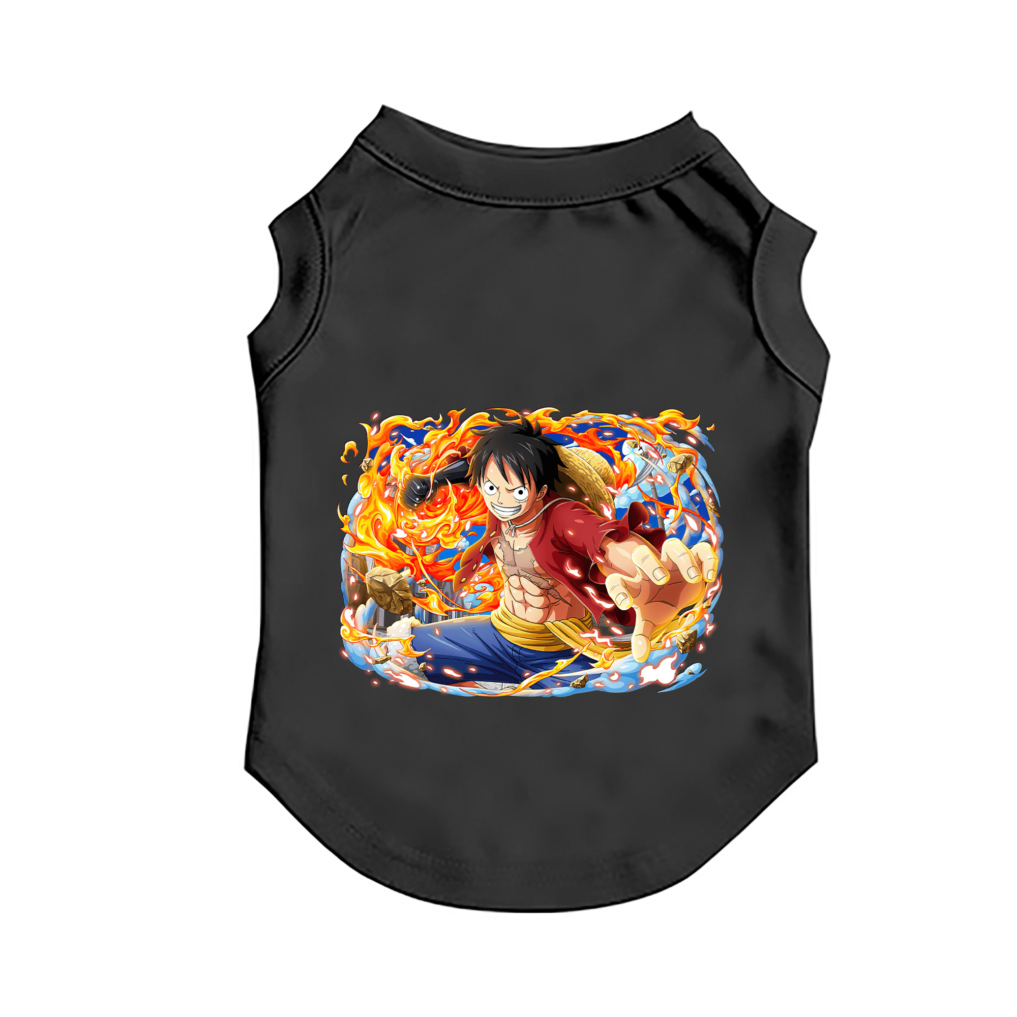 （画像用） ワンピース モンキー・D・ルフィ ONE PIECE Monkey D. Luffy ペット用ベスト